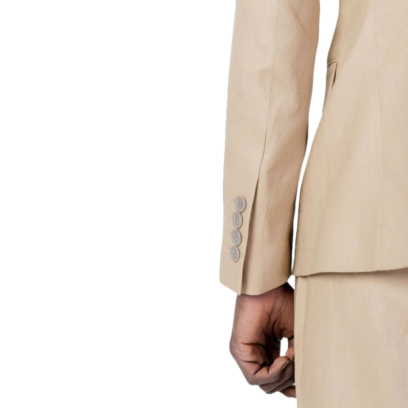 Antony Morato Beige Linen Suit for Effortless Elegance and Versatility