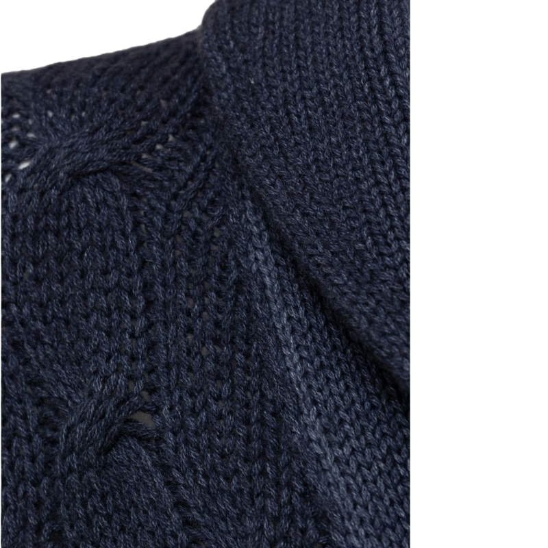 Cruciani Blue Cashmere Cardigan for Timeless Elegance