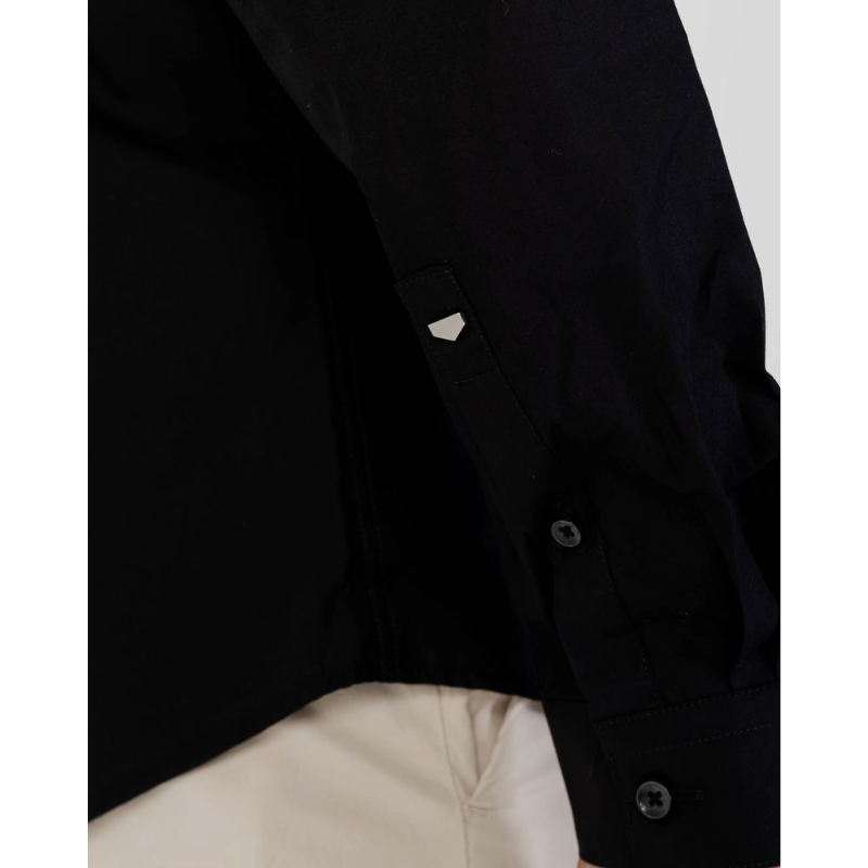 Antony Morato Black Cotton Shirt for Timeless Elegance