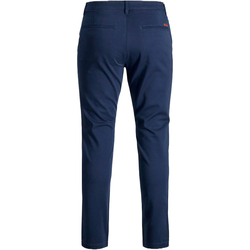 Jack & Jones Blue Cotton Chinos for Effortless Elegance