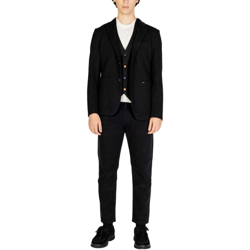 Paul Smith Black Cotton Blazer for Effortless Elegance