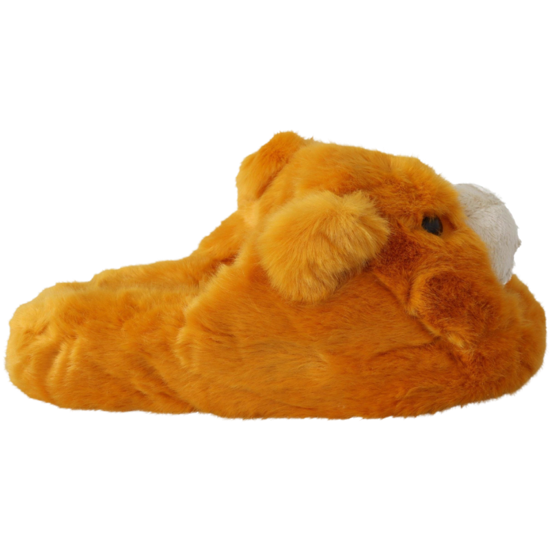 Dolce & Gabbana Sunshine Yellow Leather Lion Slippers