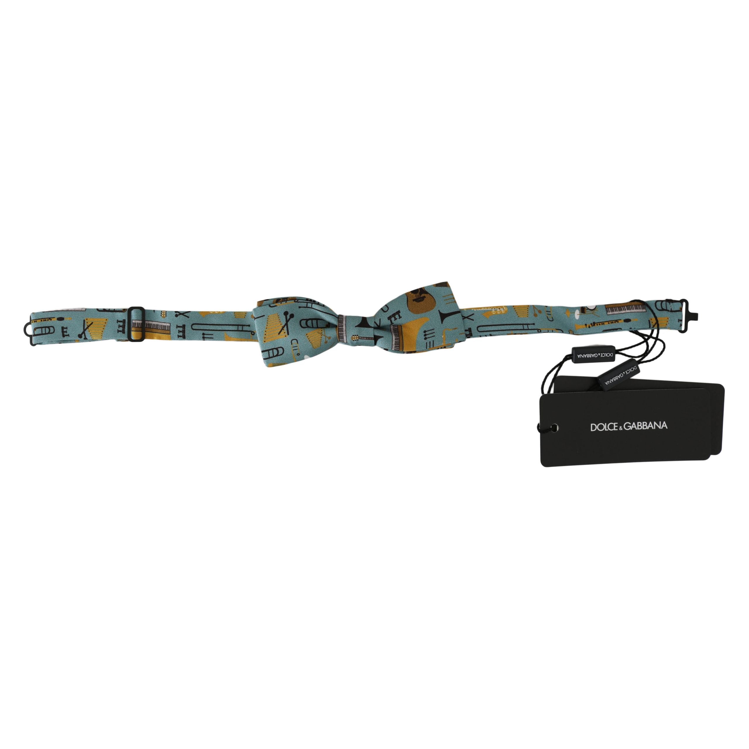 Dolce & Gabbana Mint Green Silk Bow Tie