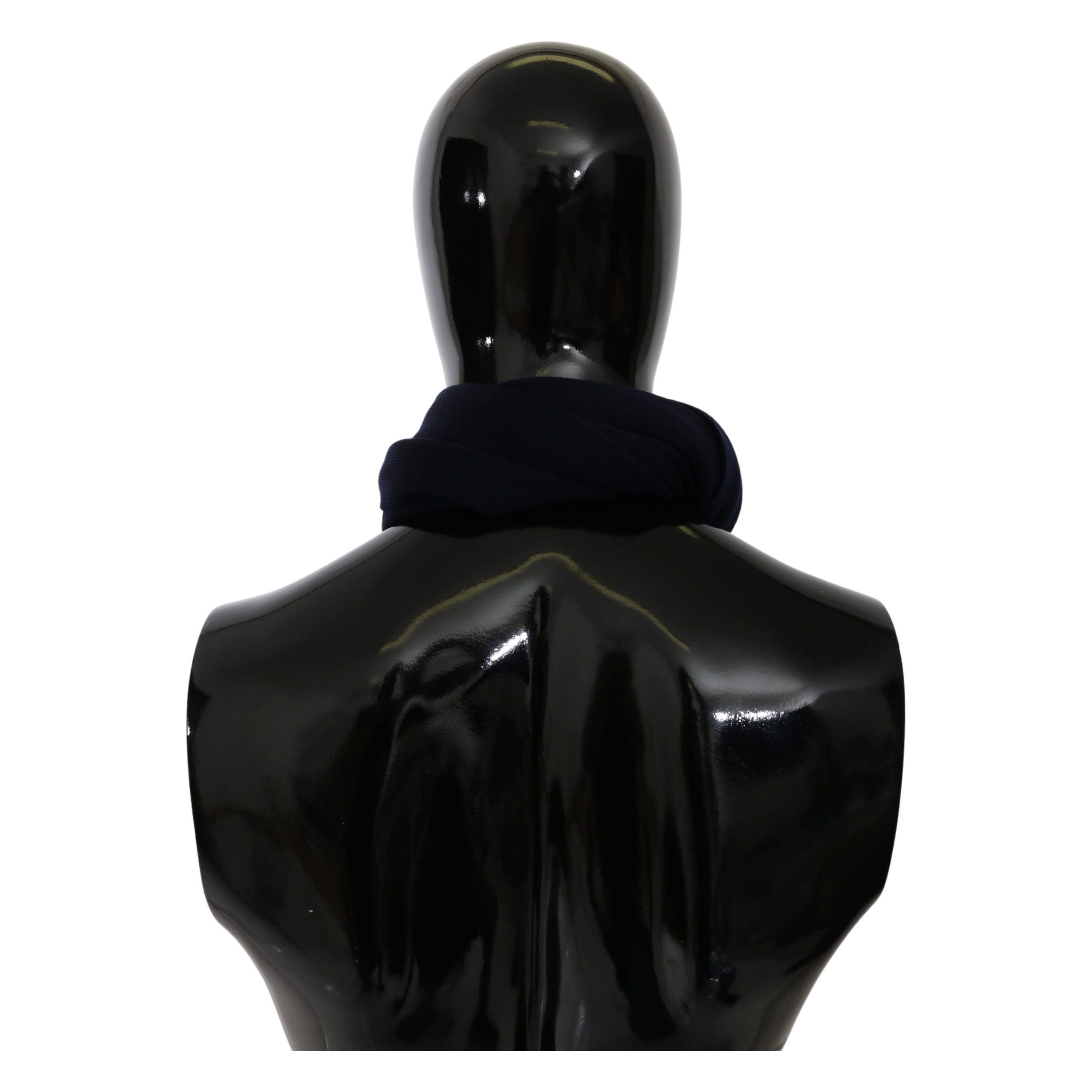 Dolce & Gabbana Grey Virgin Wool Scarf for Sophistication