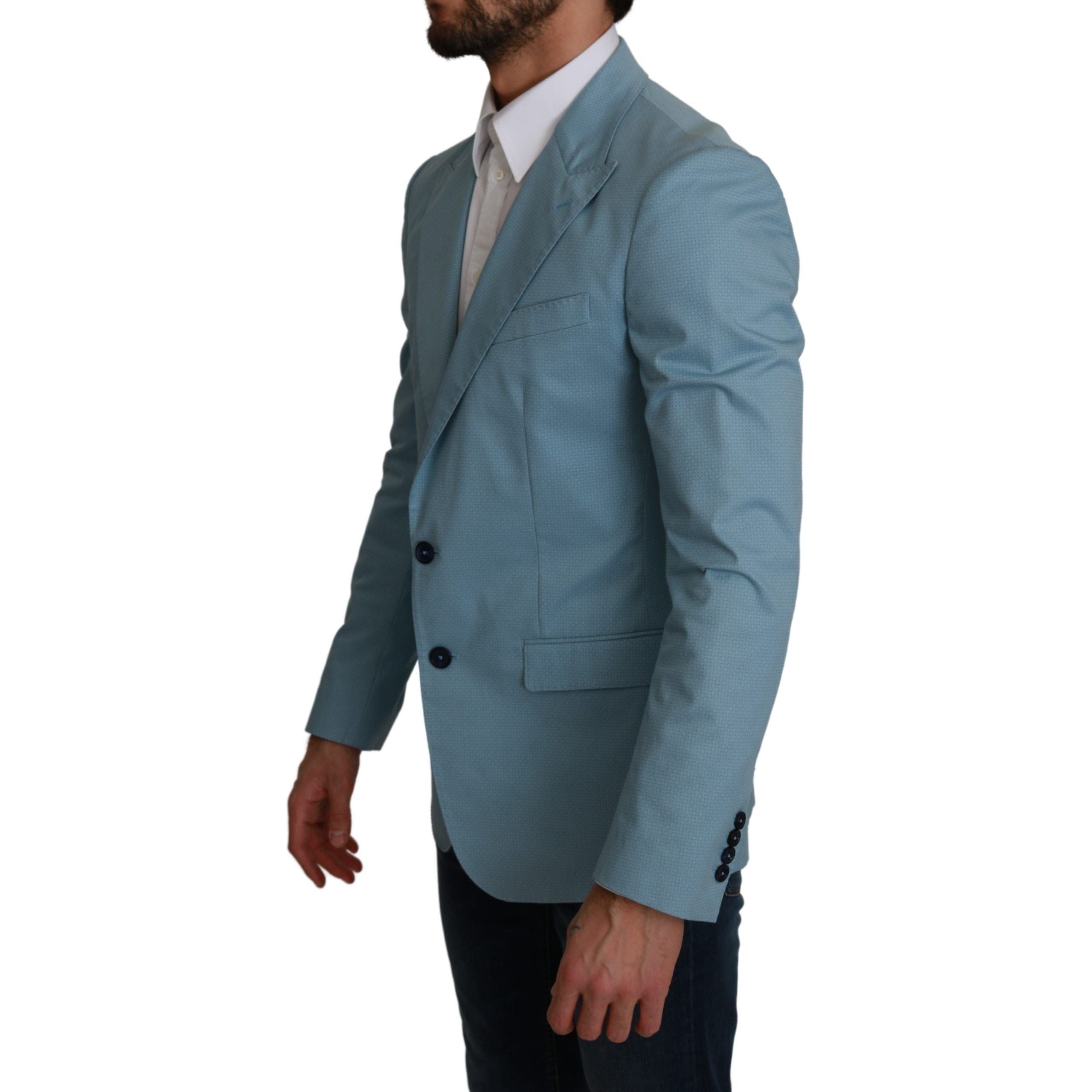 Dolce & Gabbana Blue Rayon Blend Blazer