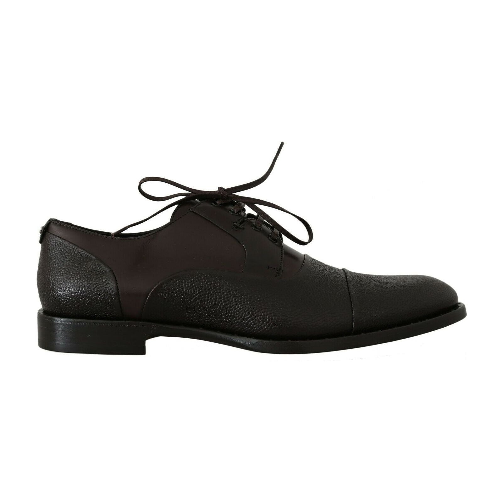 Dolce & Gabbana Brown Leather Formal Lace-ups
