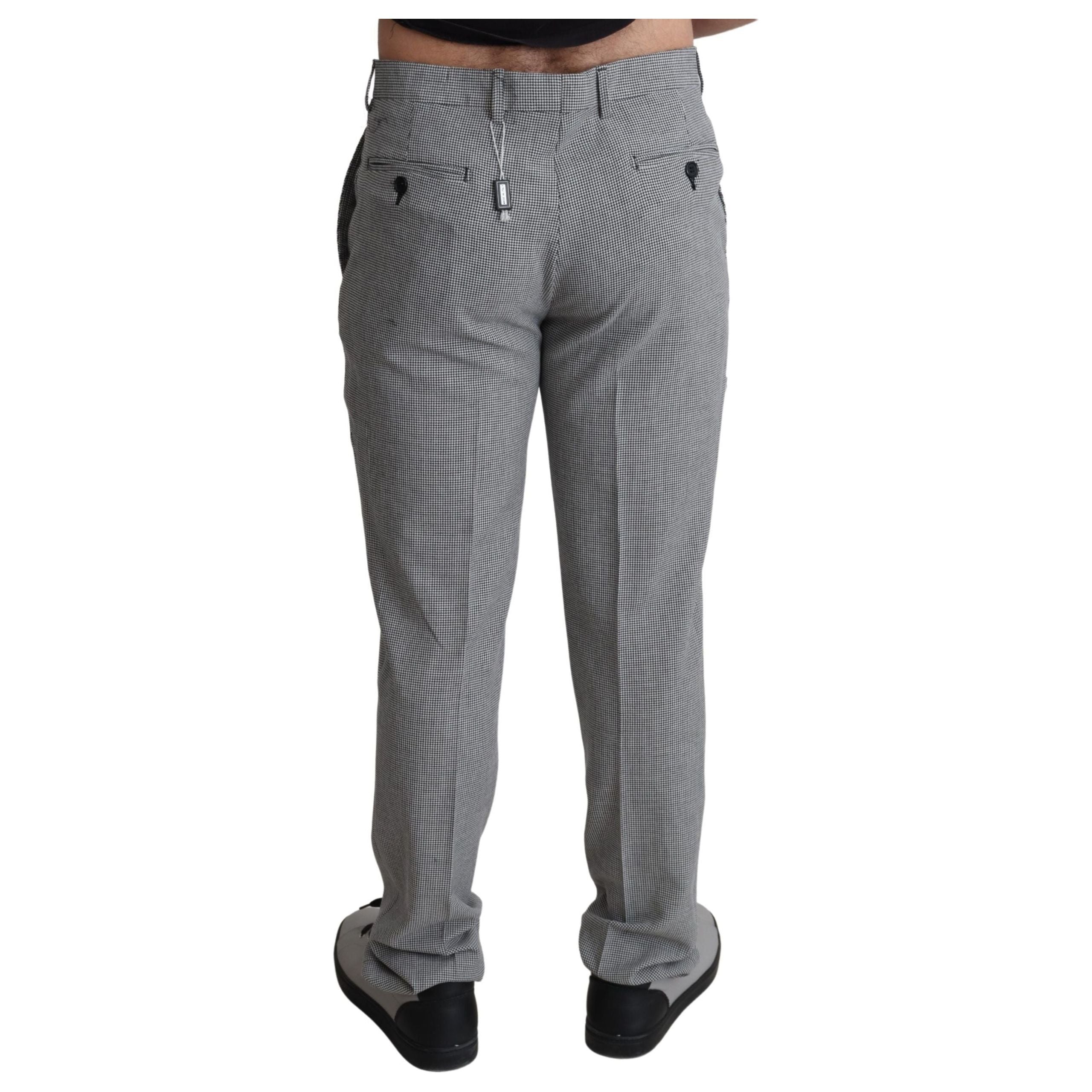 BENCIVENGA Gray Wool Formal Trousers Collection