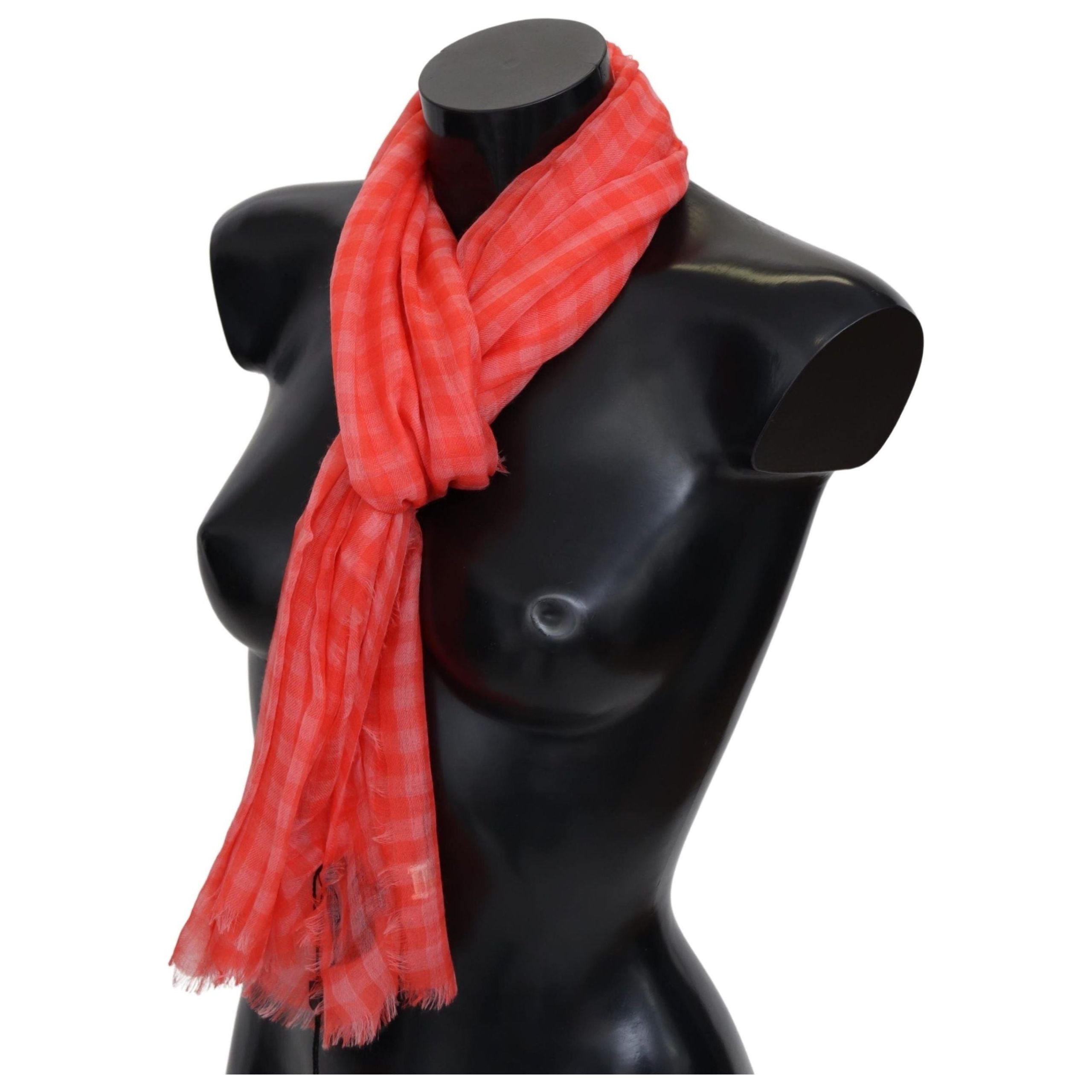 Missoni Multi-Colored Luxurious Cashmere Checkered Scarf
