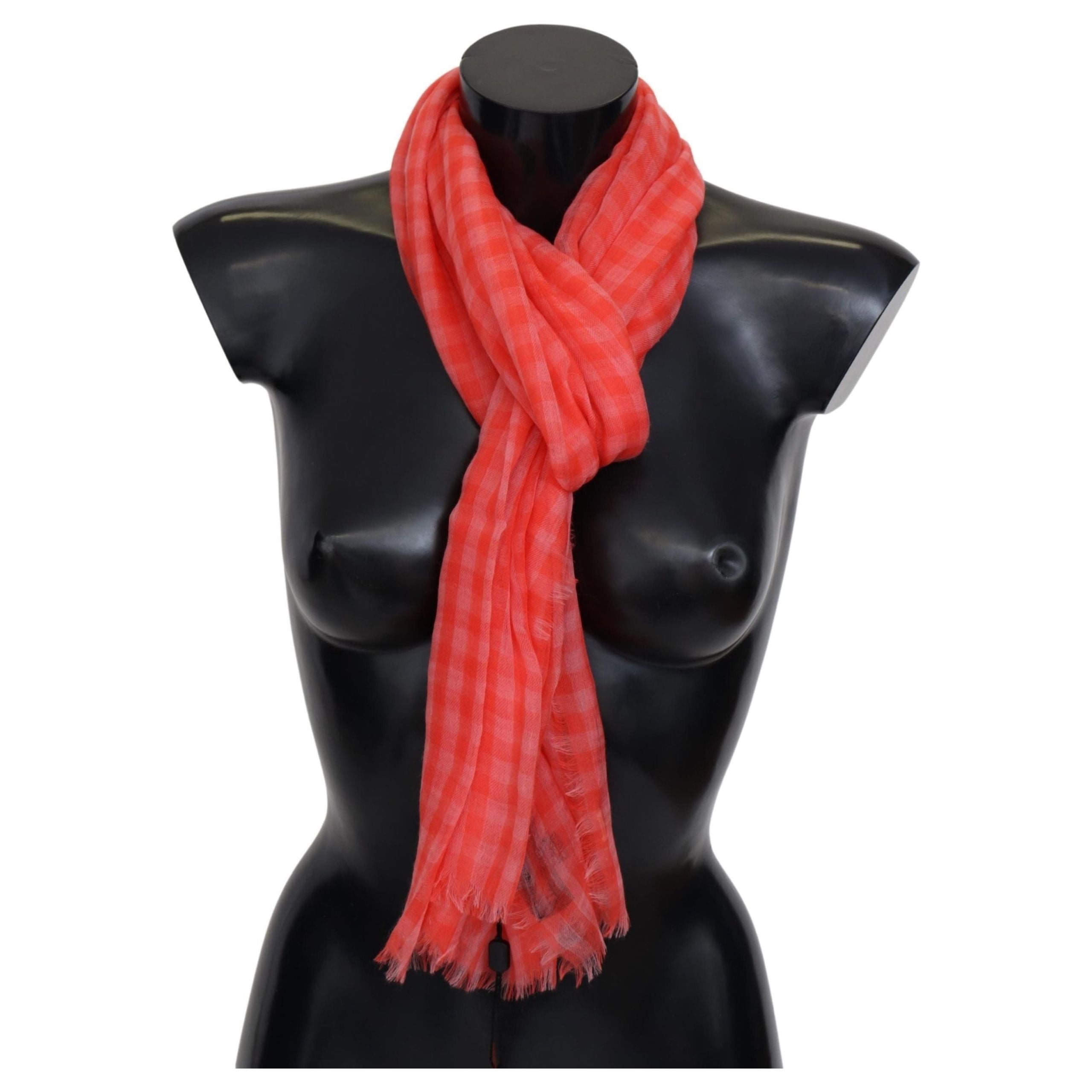 Missoni Multi-Colored Luxurious Cashmere Checkered Scarf