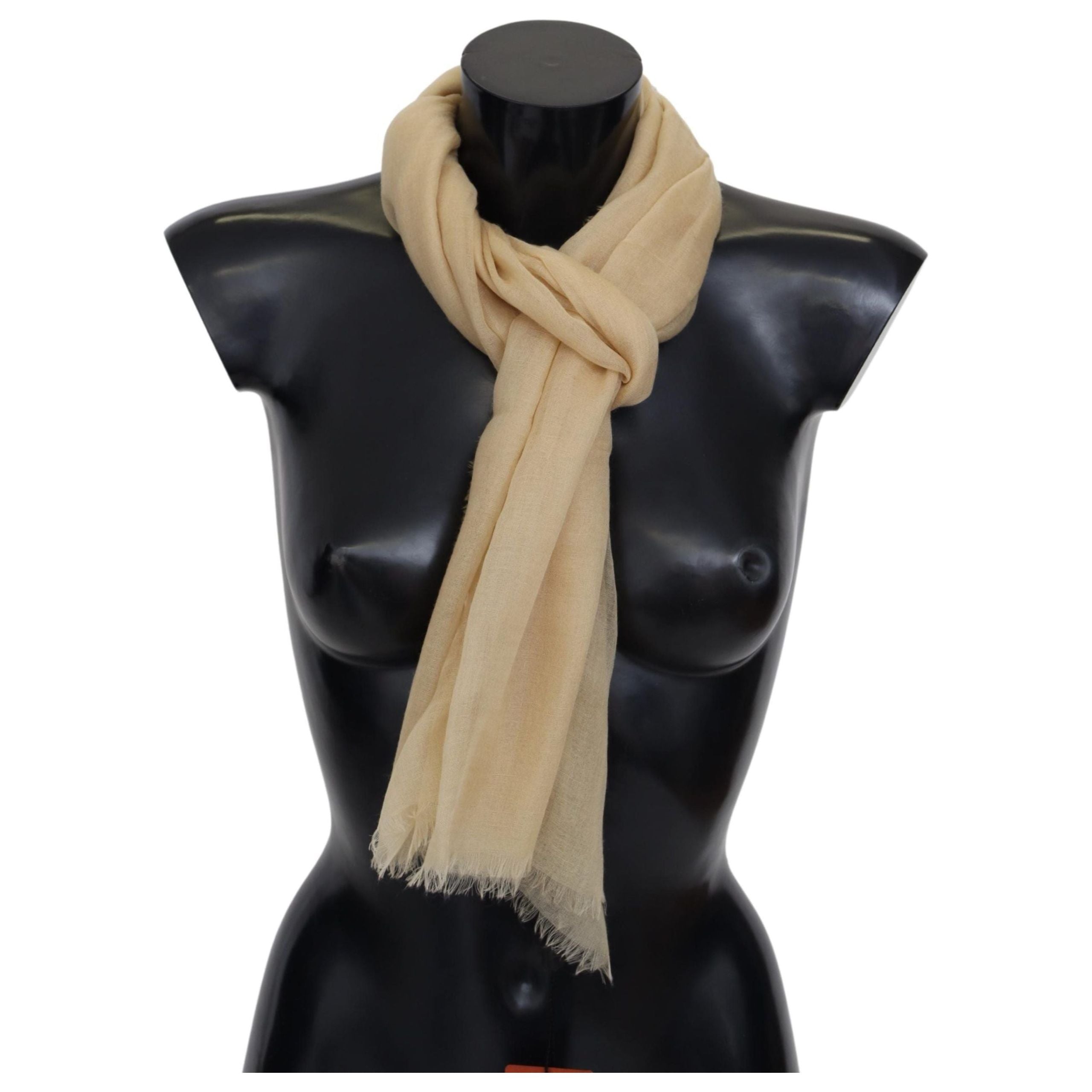 Missoni Beige Cashmere Scarf for Ultimate Luxury