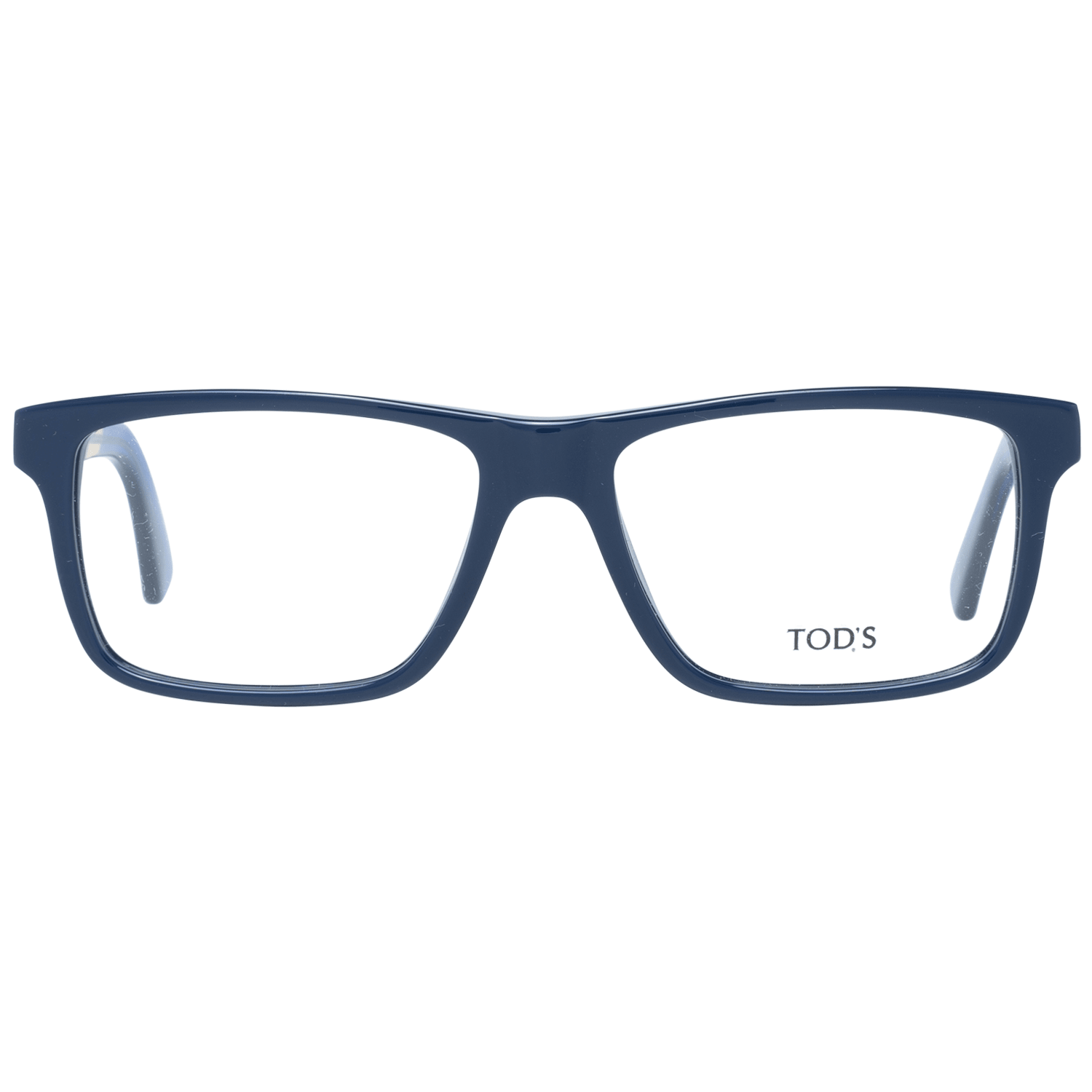 Tod's Blue Acetate Rectangular Eyewear for Timeless Elegance