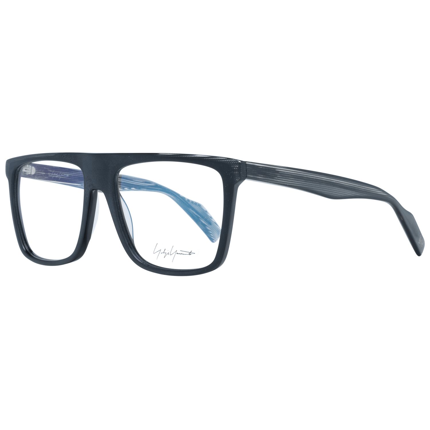 Yohji Yamamoto Black Acetate Optical Frames for Sophisticated Style