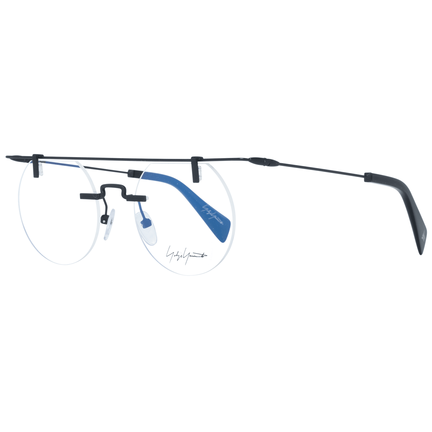 Yohji Yamamoto Black Metal Optical Frames for Timeless Elegance