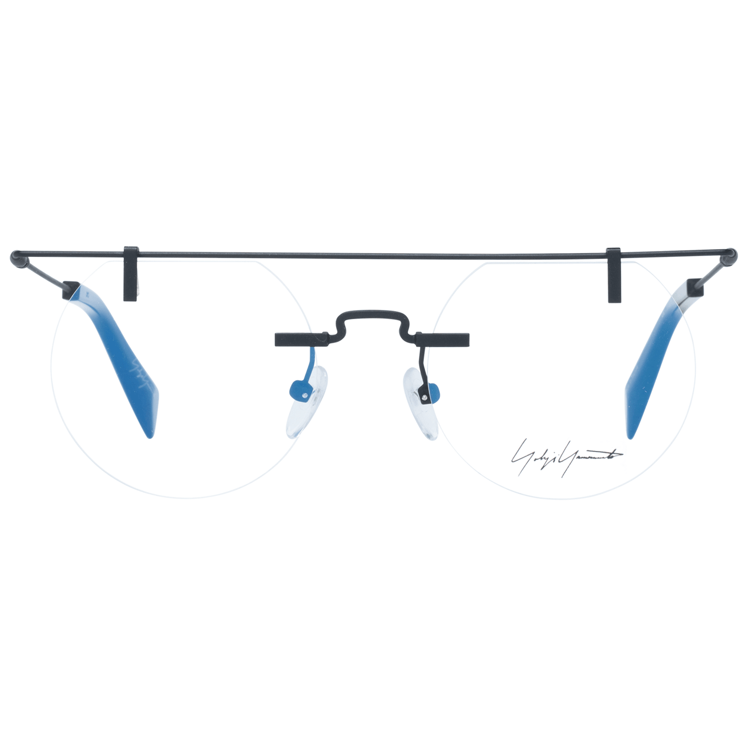 Yohji Yamamoto Black Metal Optical Frames for Timeless Elegance
