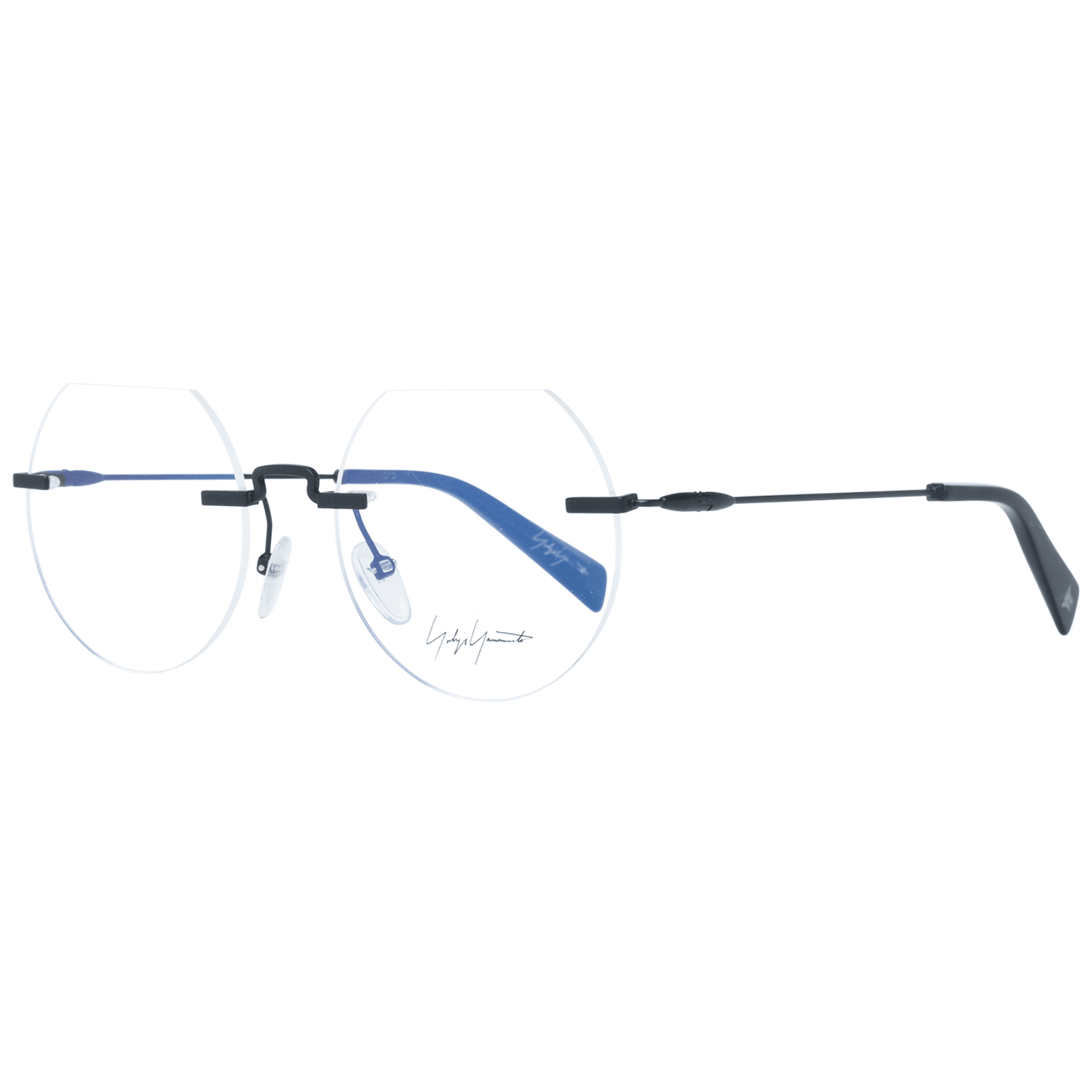 Yohji Yamamoto Black Metal Optical Frames for Timeless Elegance
