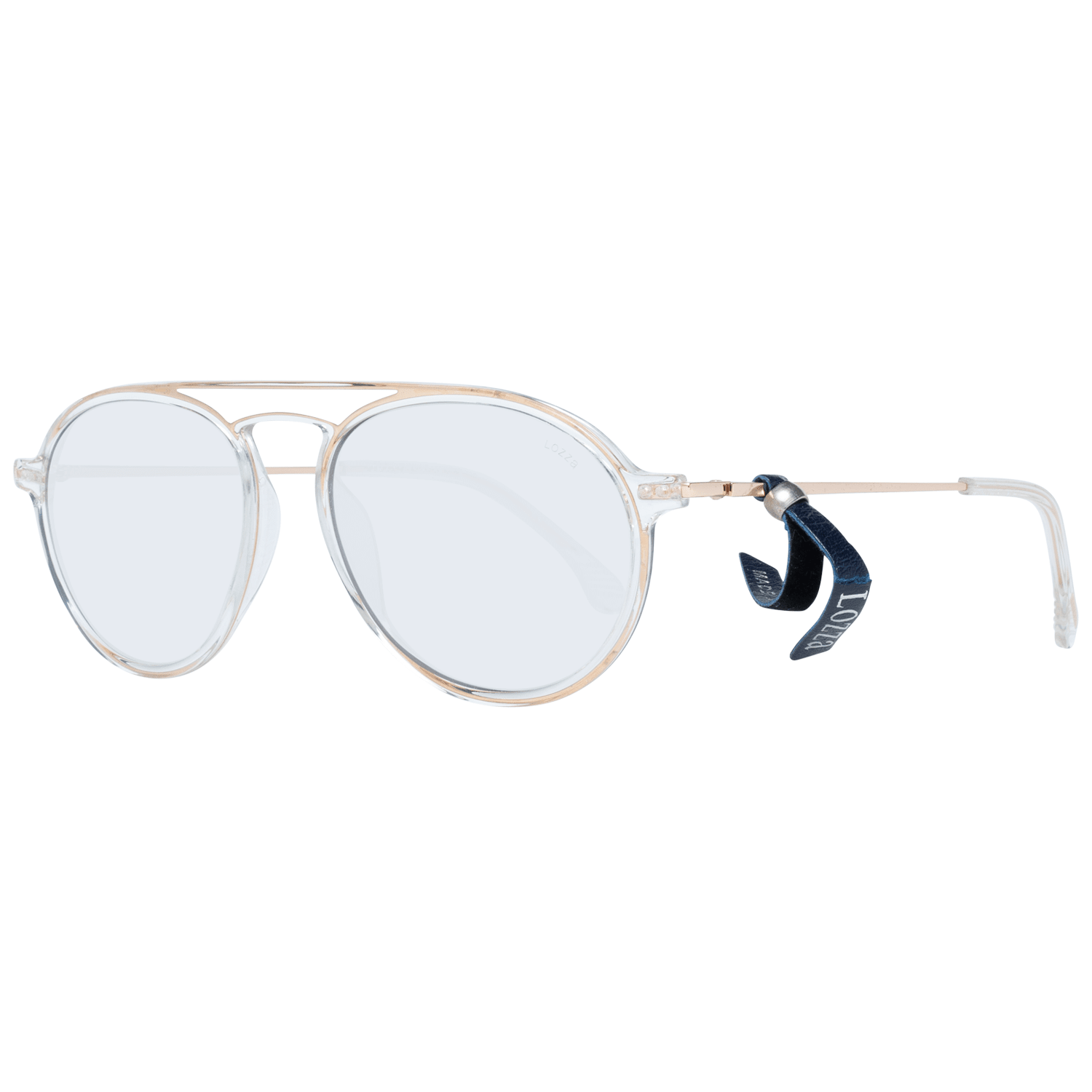 Lozza Gold Metal Sunglasses - Timeless Aviator Elegance