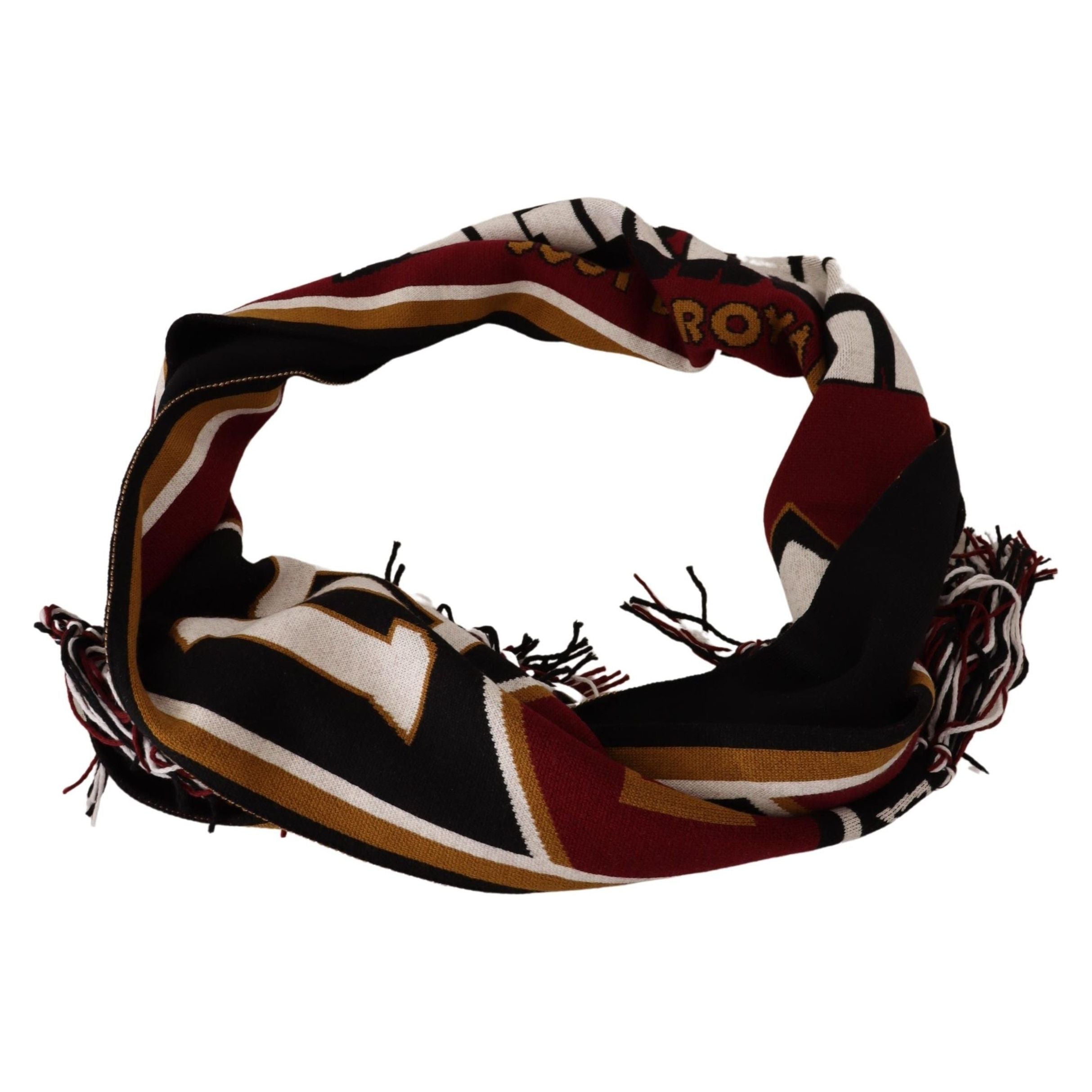 Dolce & Gabbana Grey Wool & Cashmere Scarf