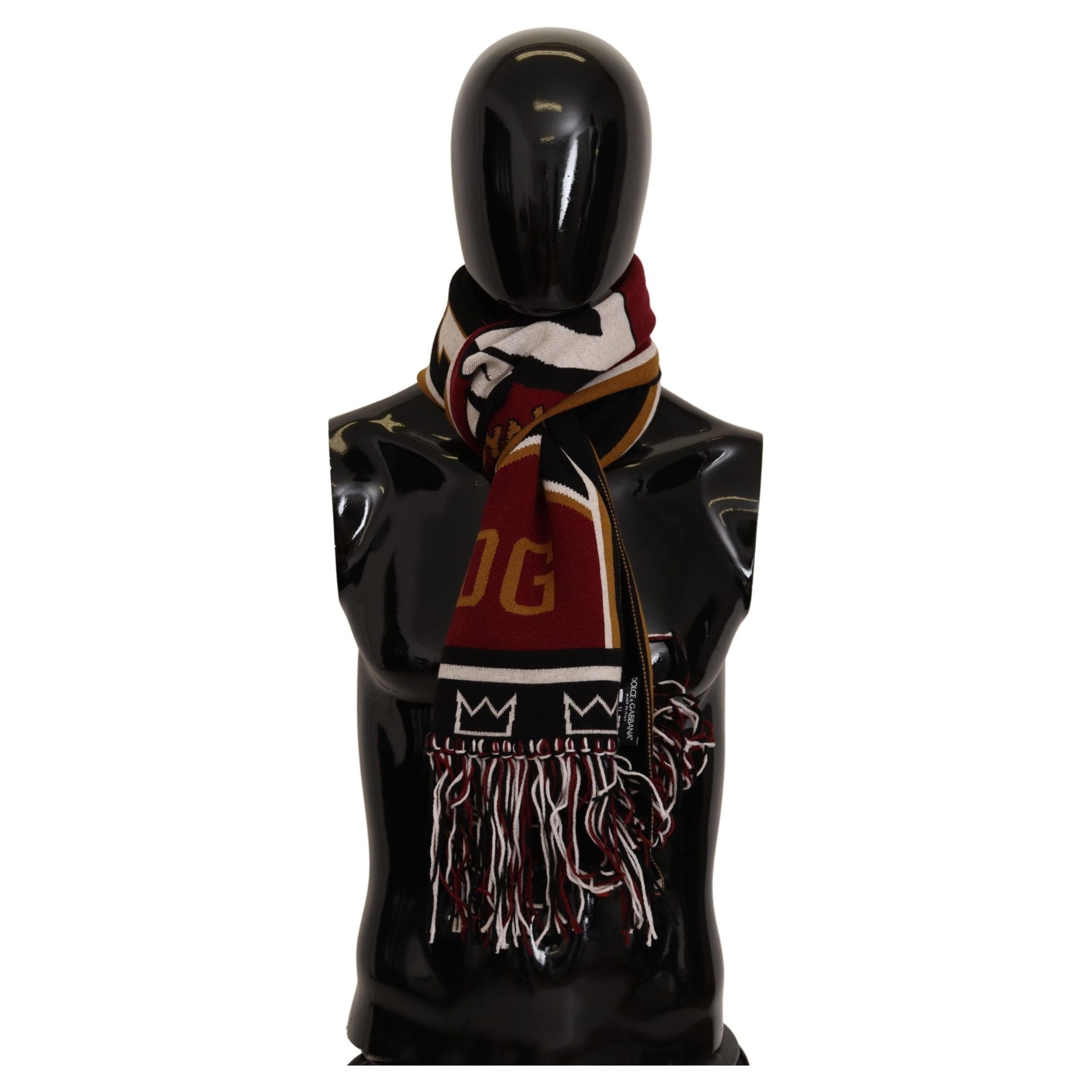 Dolce & Gabbana Grey Wool & Cashmere Scarf