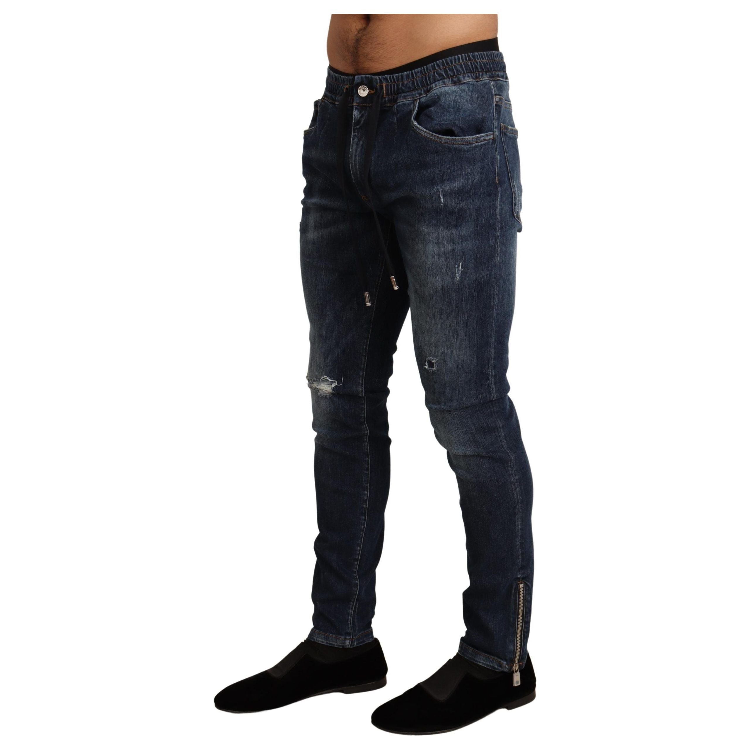Dolce & Gabbana Dark Blue Denim Skinny Jeans