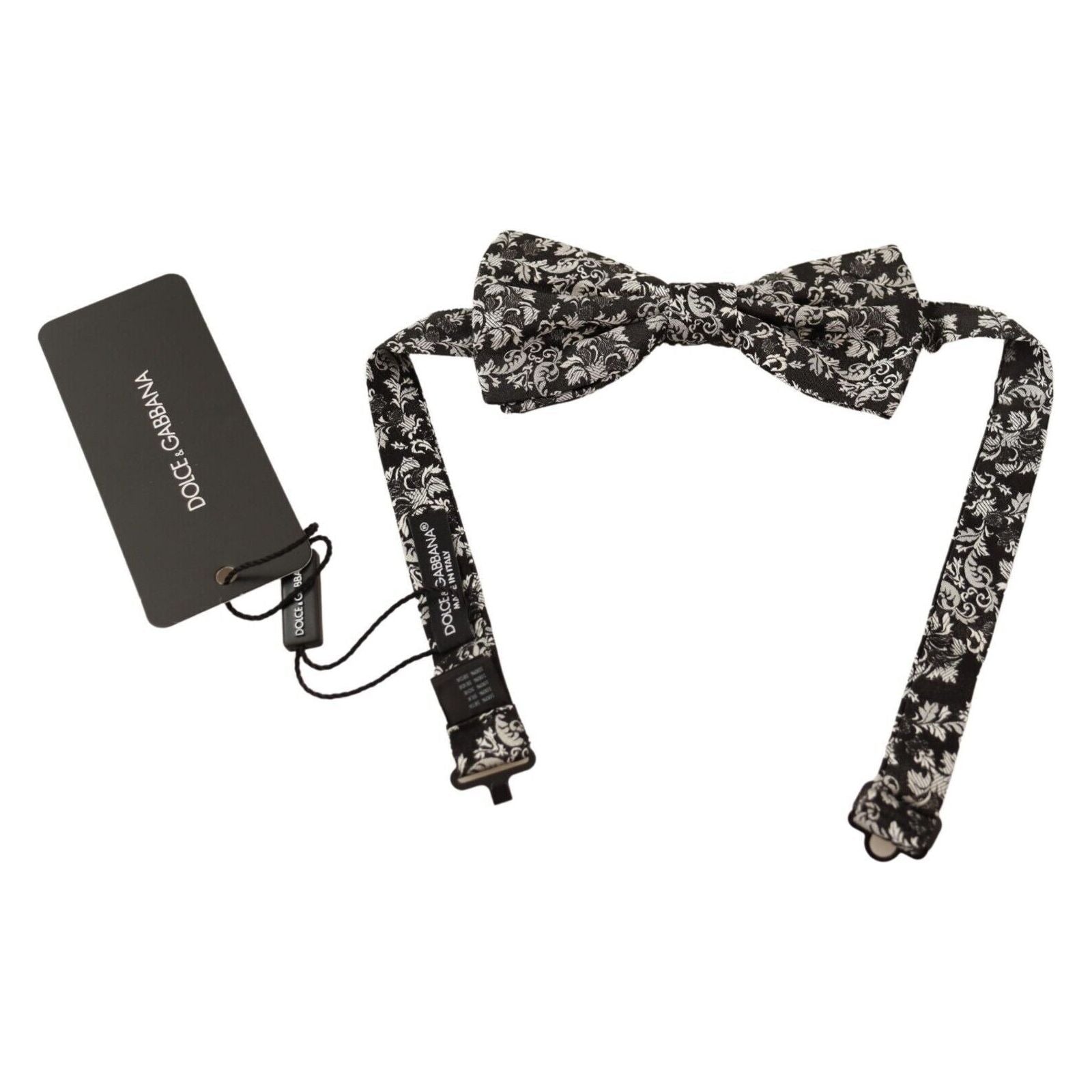 Dolce & Gabbana Multicolor Silk Bow Tie Luxe Accessory