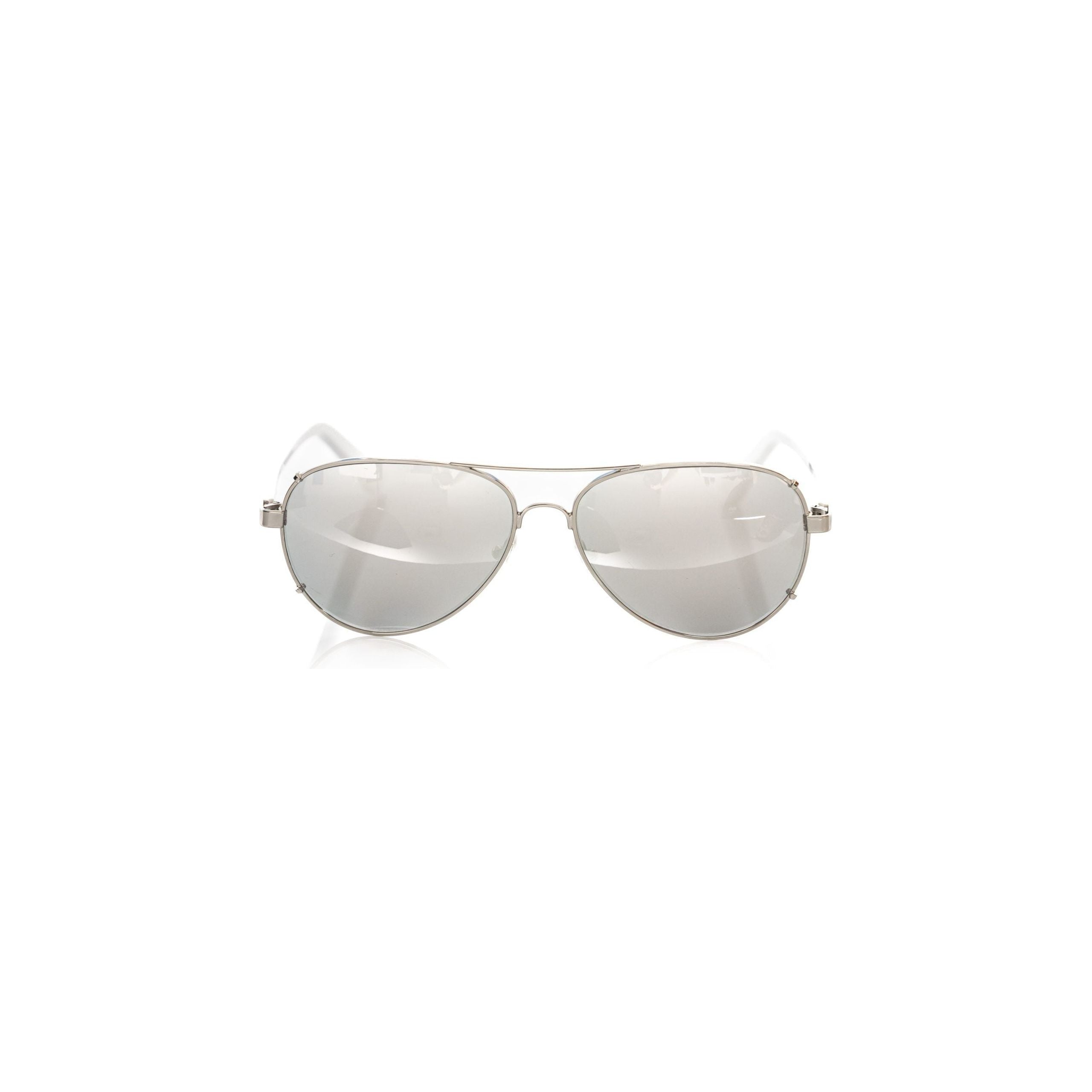Frankie Morello Silver Metallic Fibre Sunglass