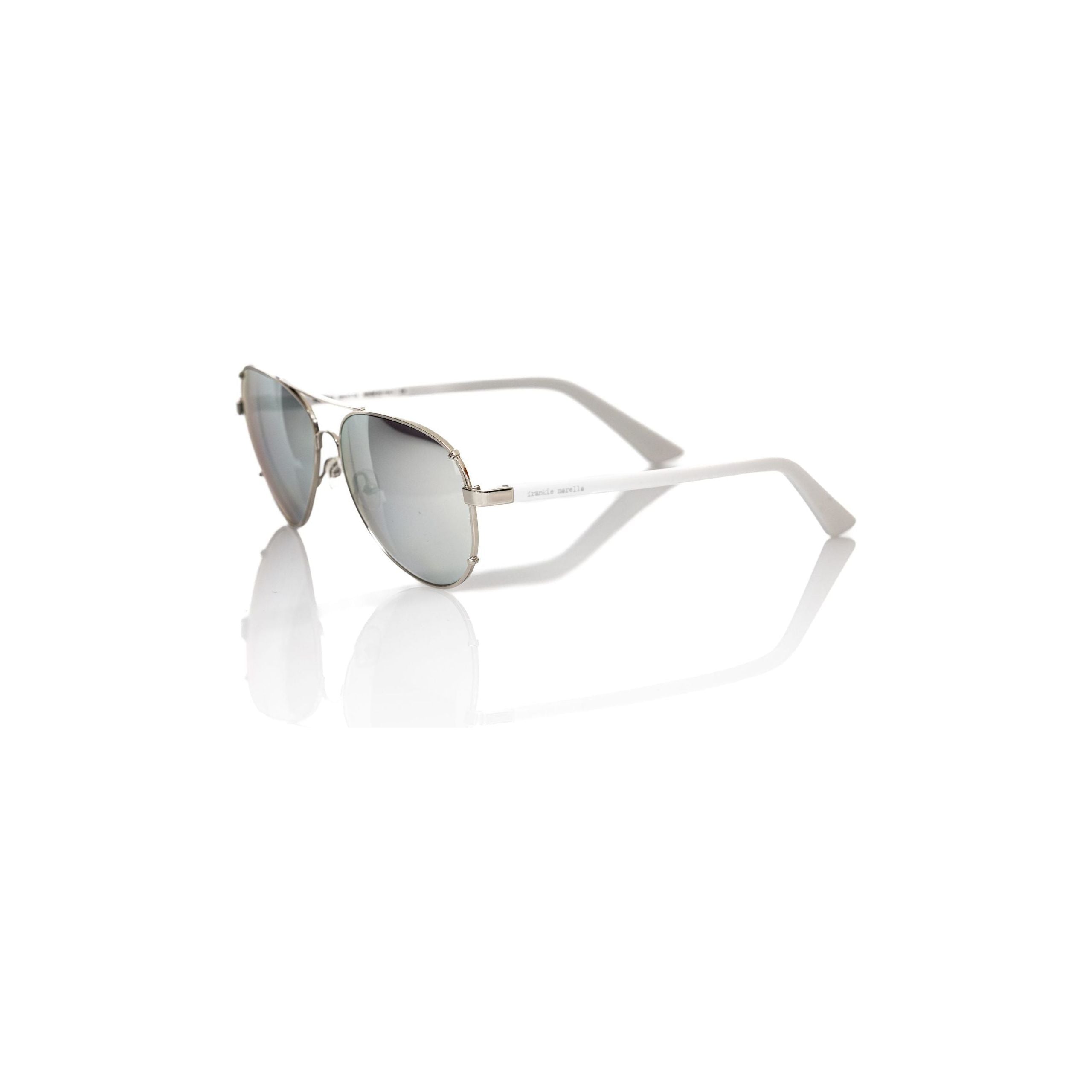 Frankie Morello Silver Metallic Fibre Sunglass