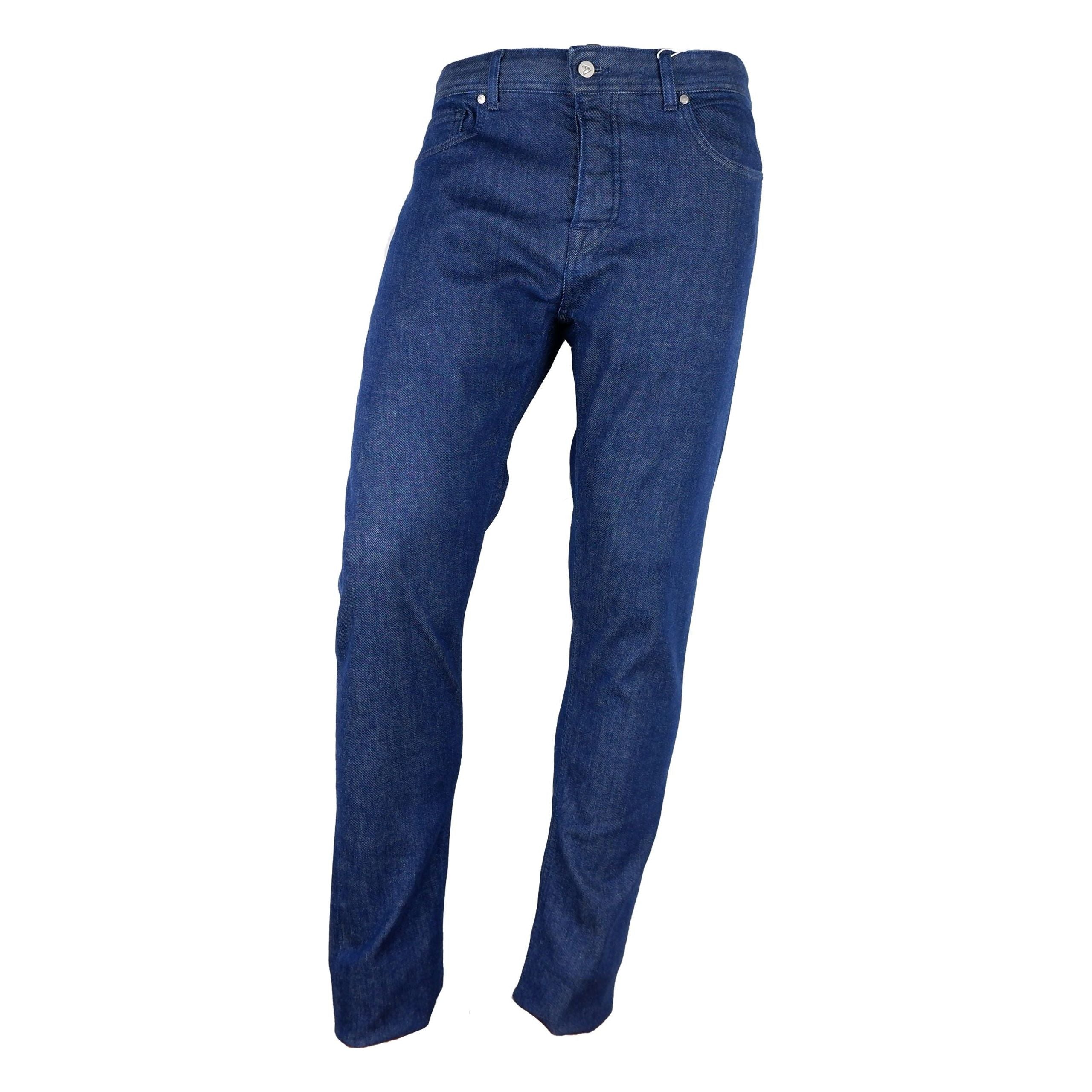 Aquascutum Blue Cotton Jeans for Elevated Everyday Style