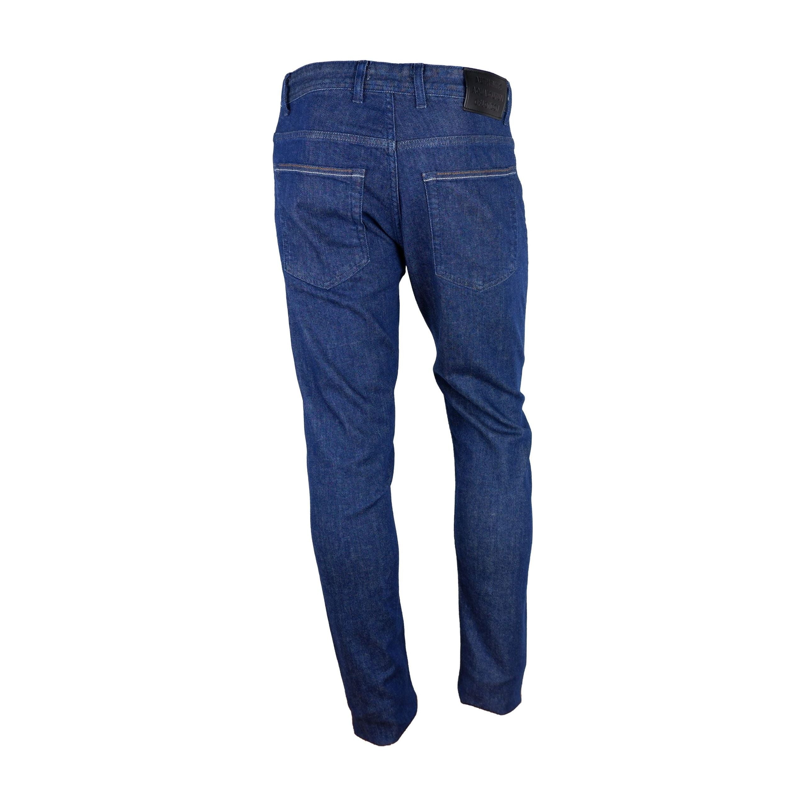 Aquascutum Blue Cotton Jeans for Elevated Everyday Style