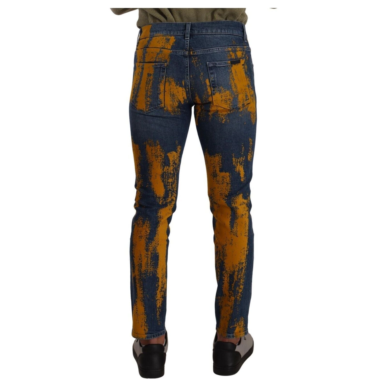 Dolce & Gabbana Blue Stretch Denim Jeans