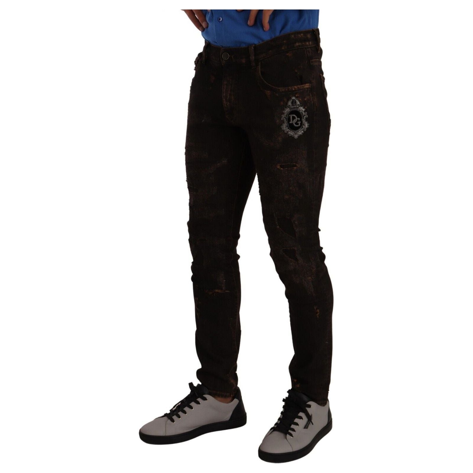 Dolce & Gabbana Blue Cotton Denim Elegance Jeans