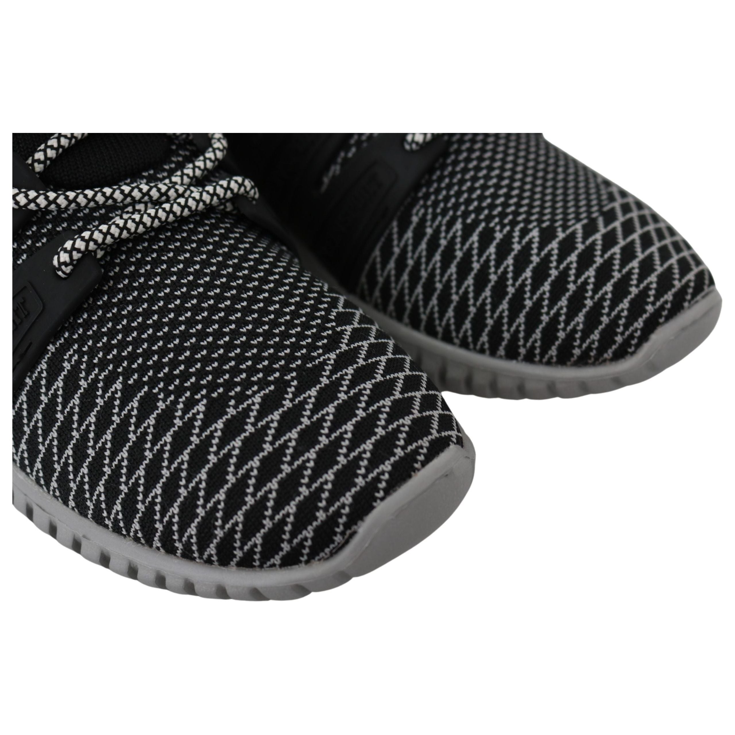 Plein Sport Jet Black Leather Exclusive Runner Mason Sneakers