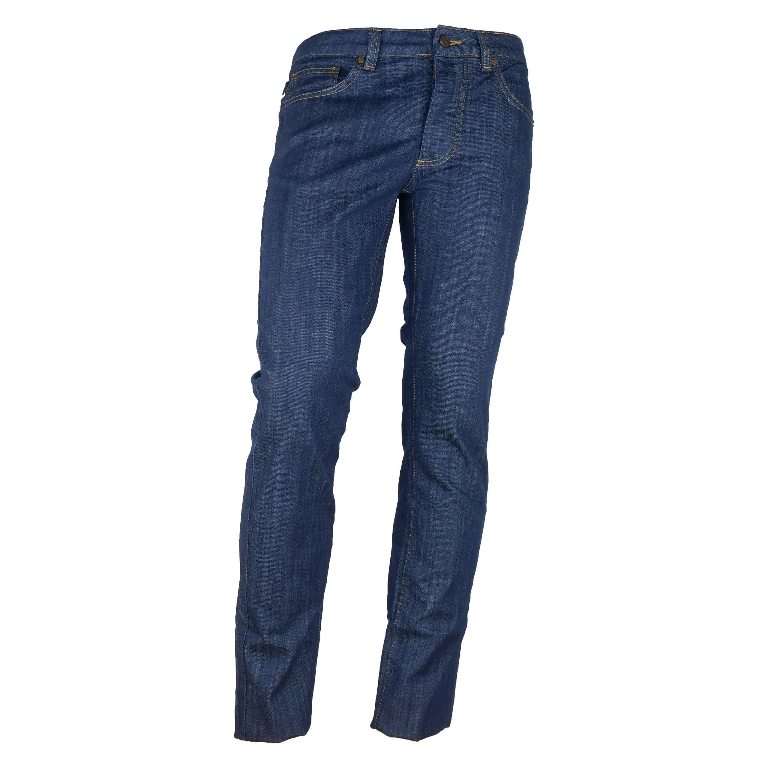 Cavalli Class Dark Blue Cotton Denim Jeans