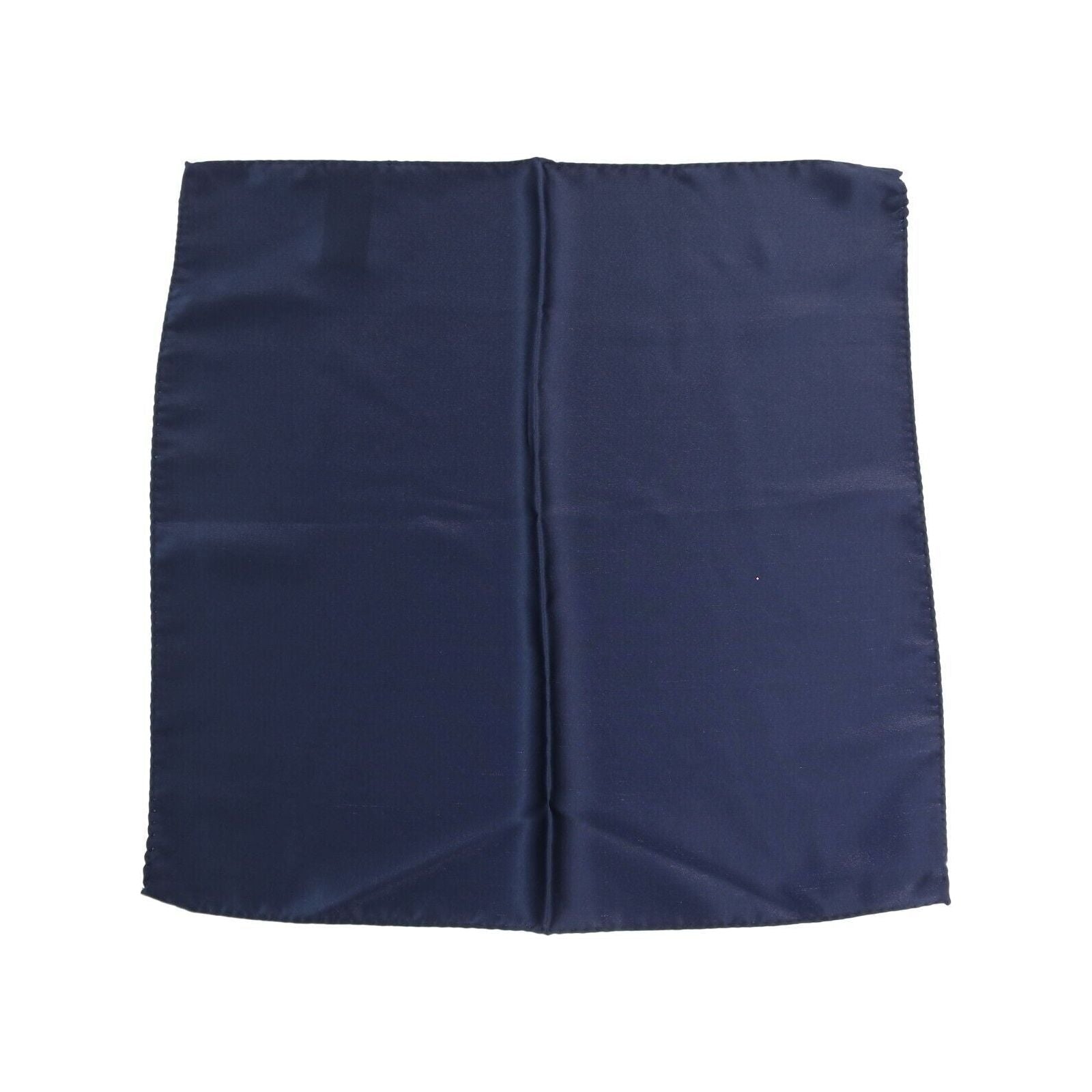Dolce & Gabbana Lustrous Blue Silk Pocket Square