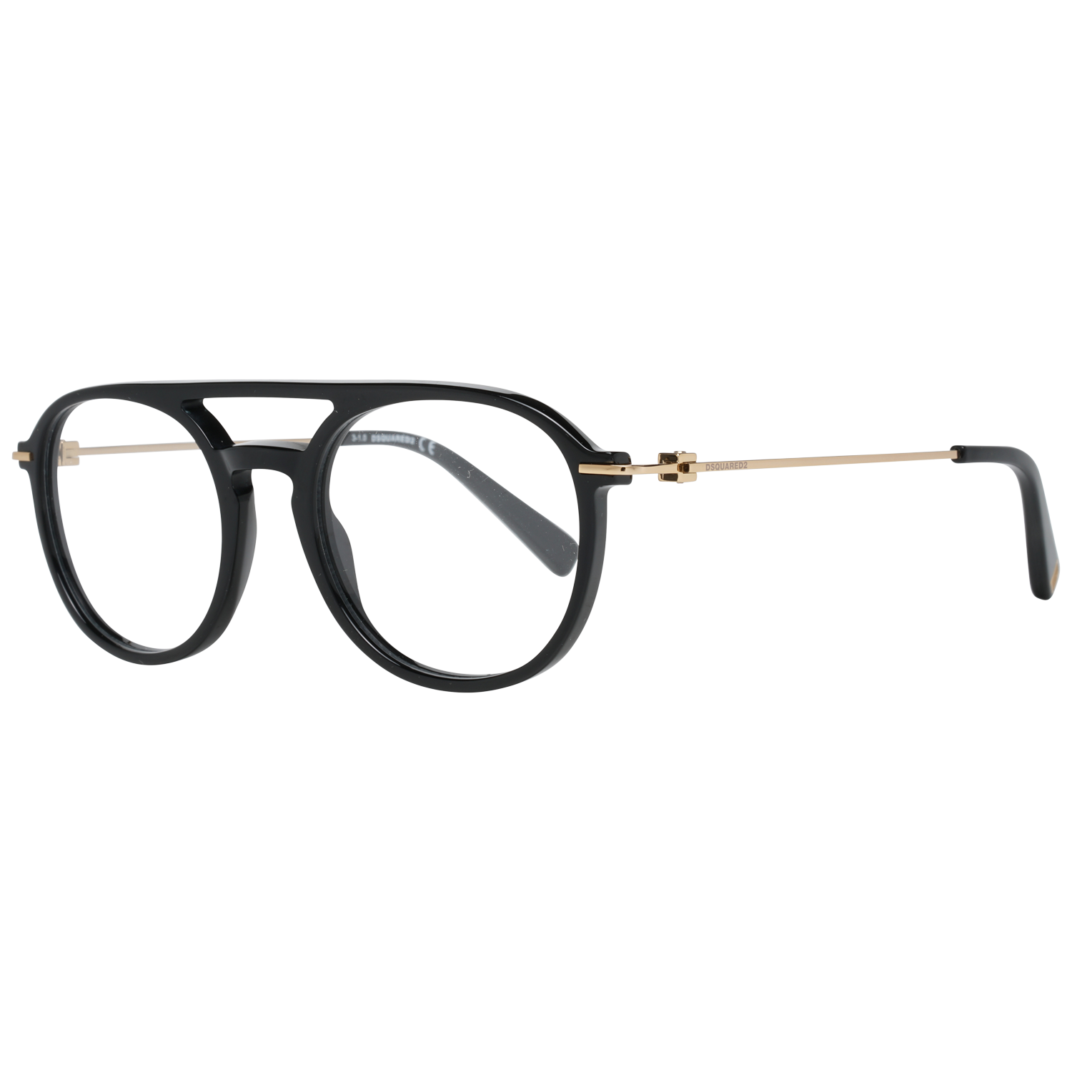 Dsquared² Sleek Black Full-Rim Acetate Eyewear Statement