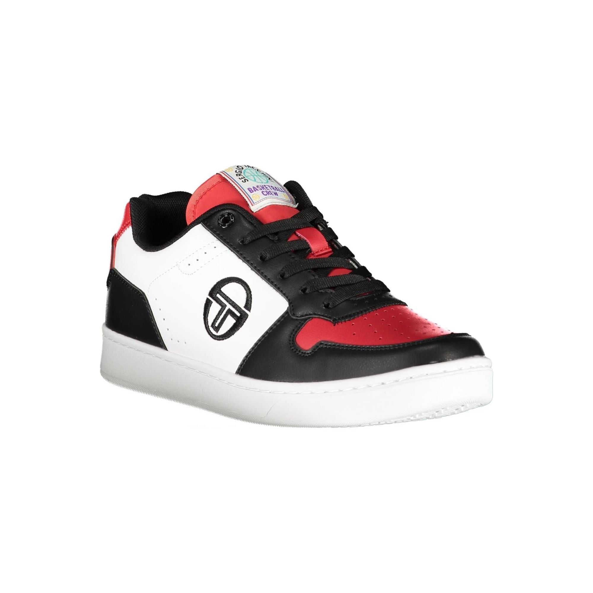 Sergio Tacchini White Leather Lace-Up Sports Sneakers