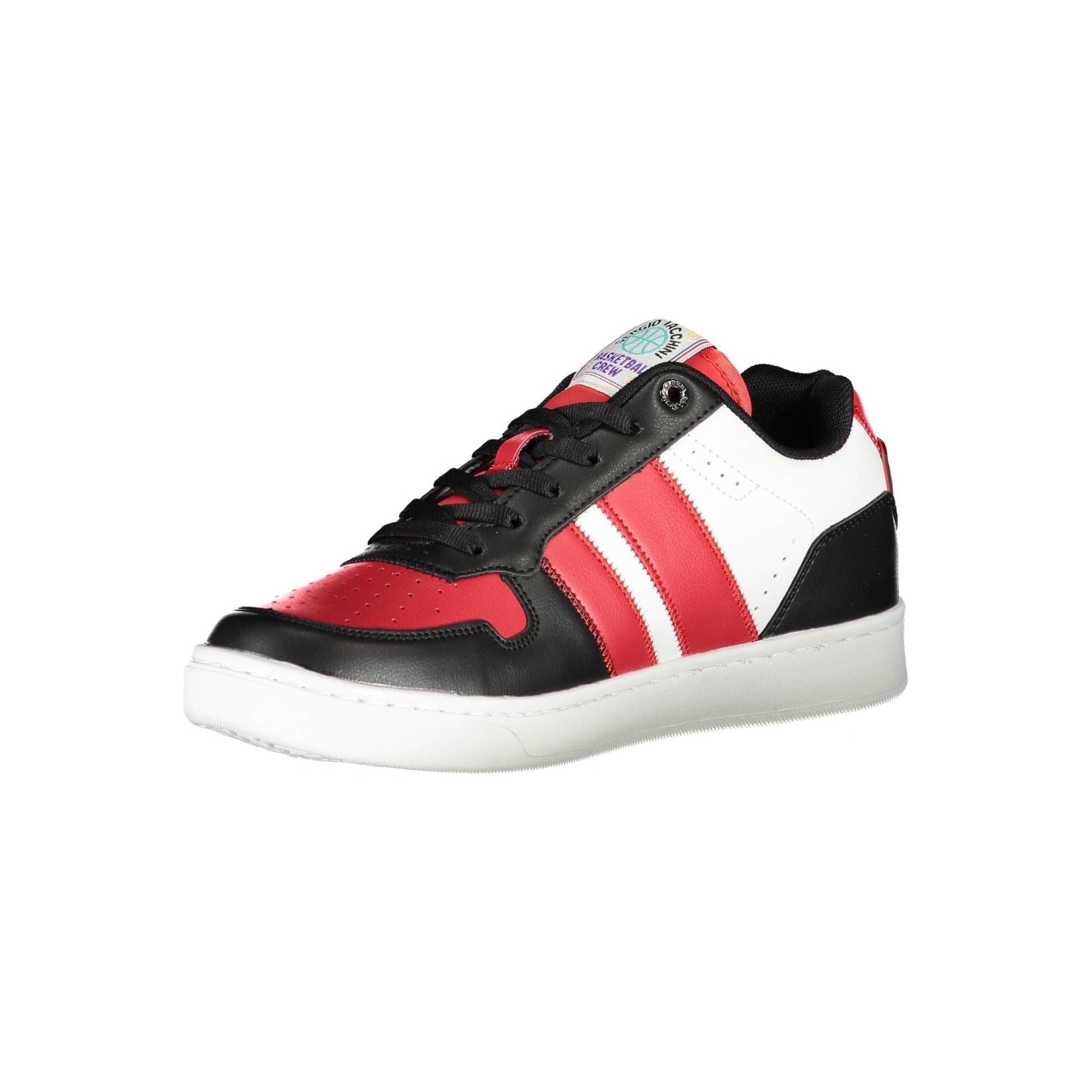 Sergio Tacchini White Leather Lace-Up Sports Sneakers