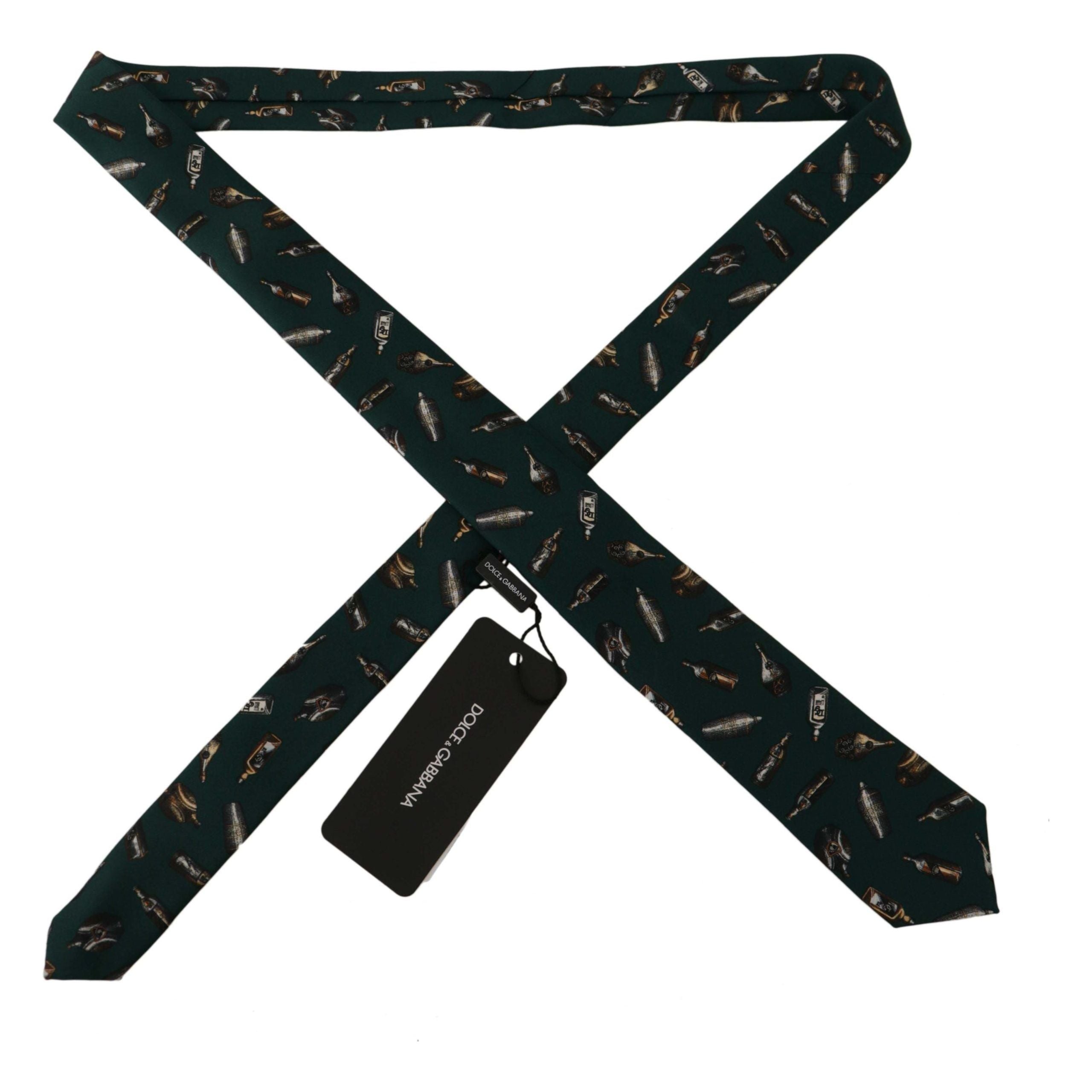 Dolce & Gabbana Black Silk Designer Bow Tie Accessory