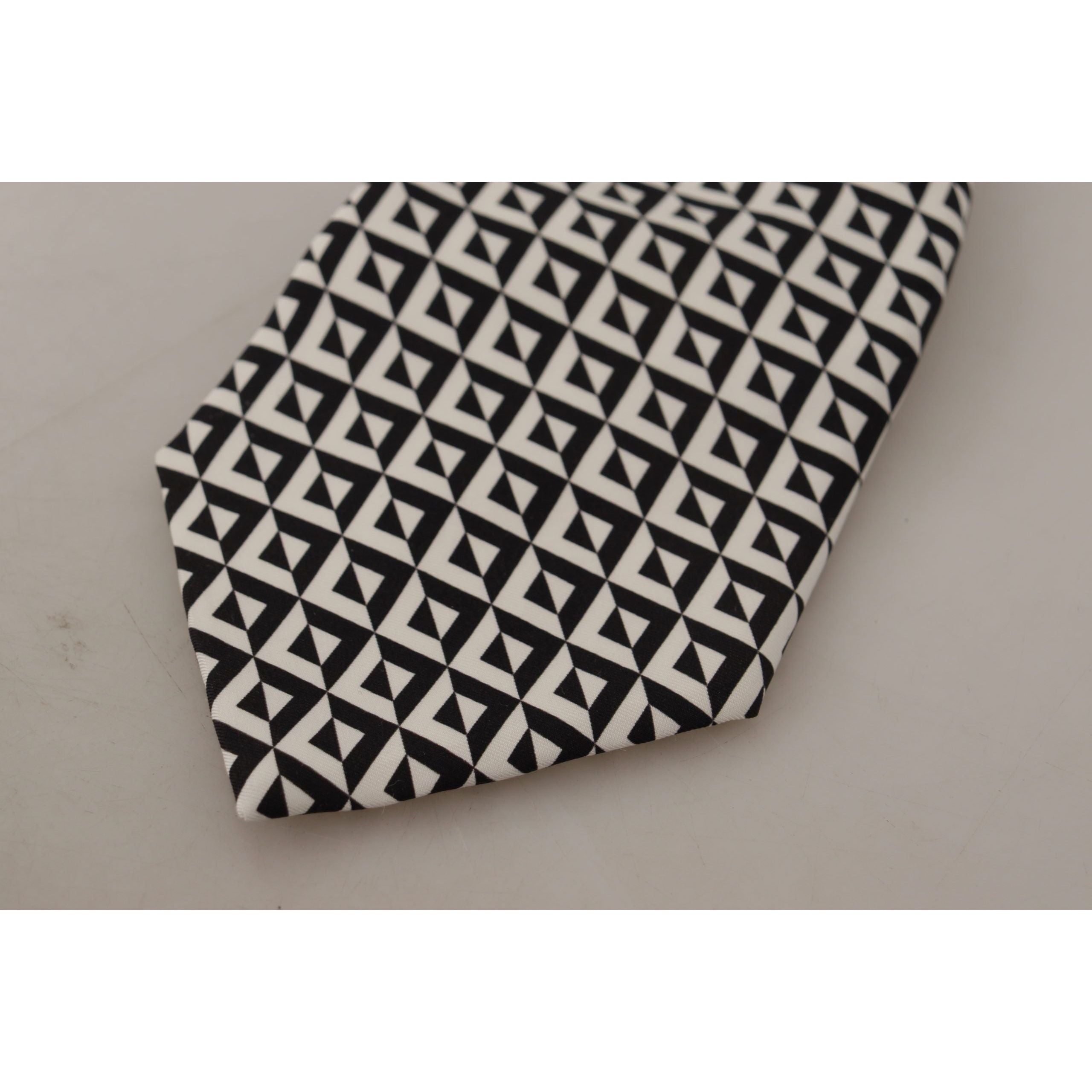Dolce & Gabbana Black Silk Tie for the Dapper Gentleman