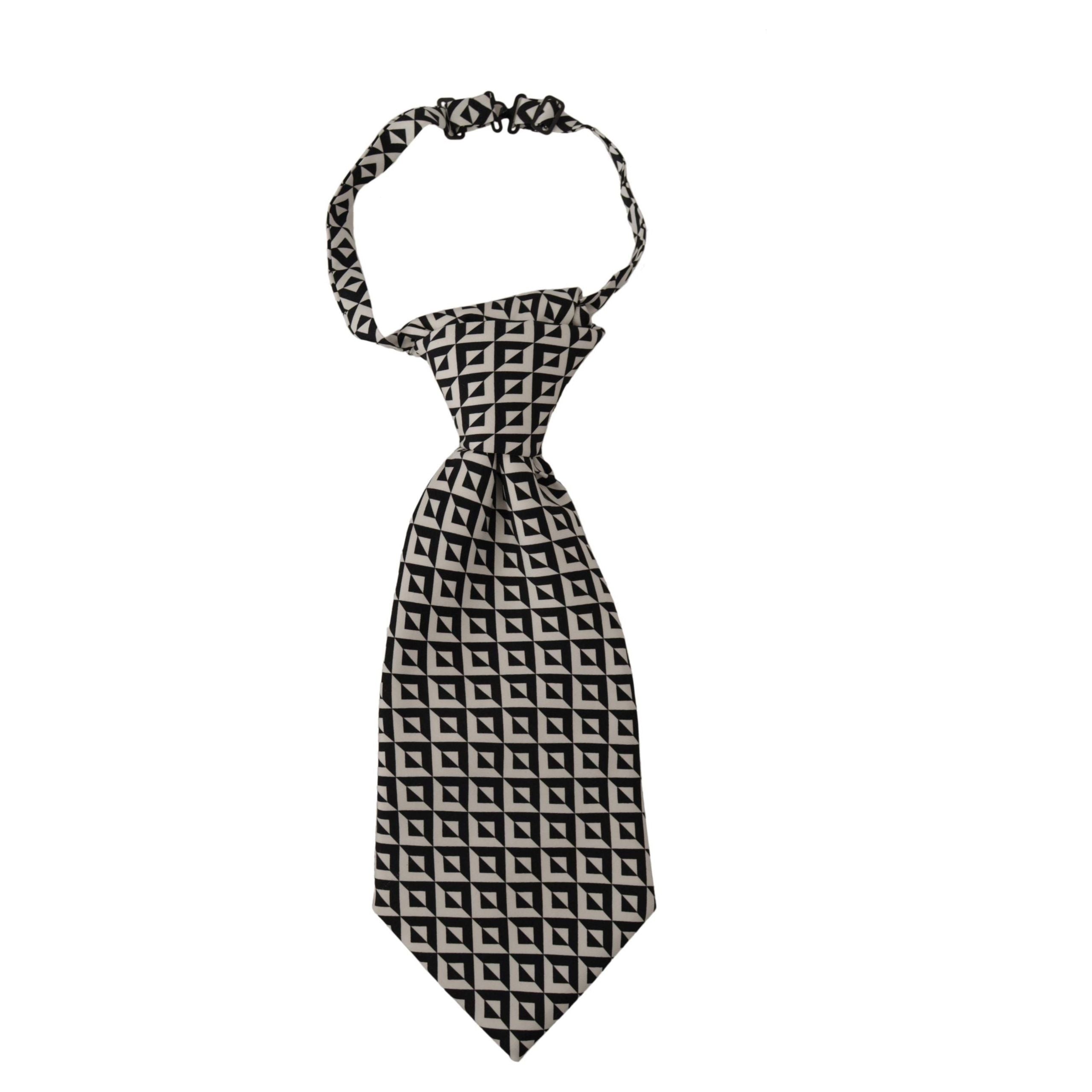 Dolce & Gabbana Black Silk Tie for the Dapper Gentleman