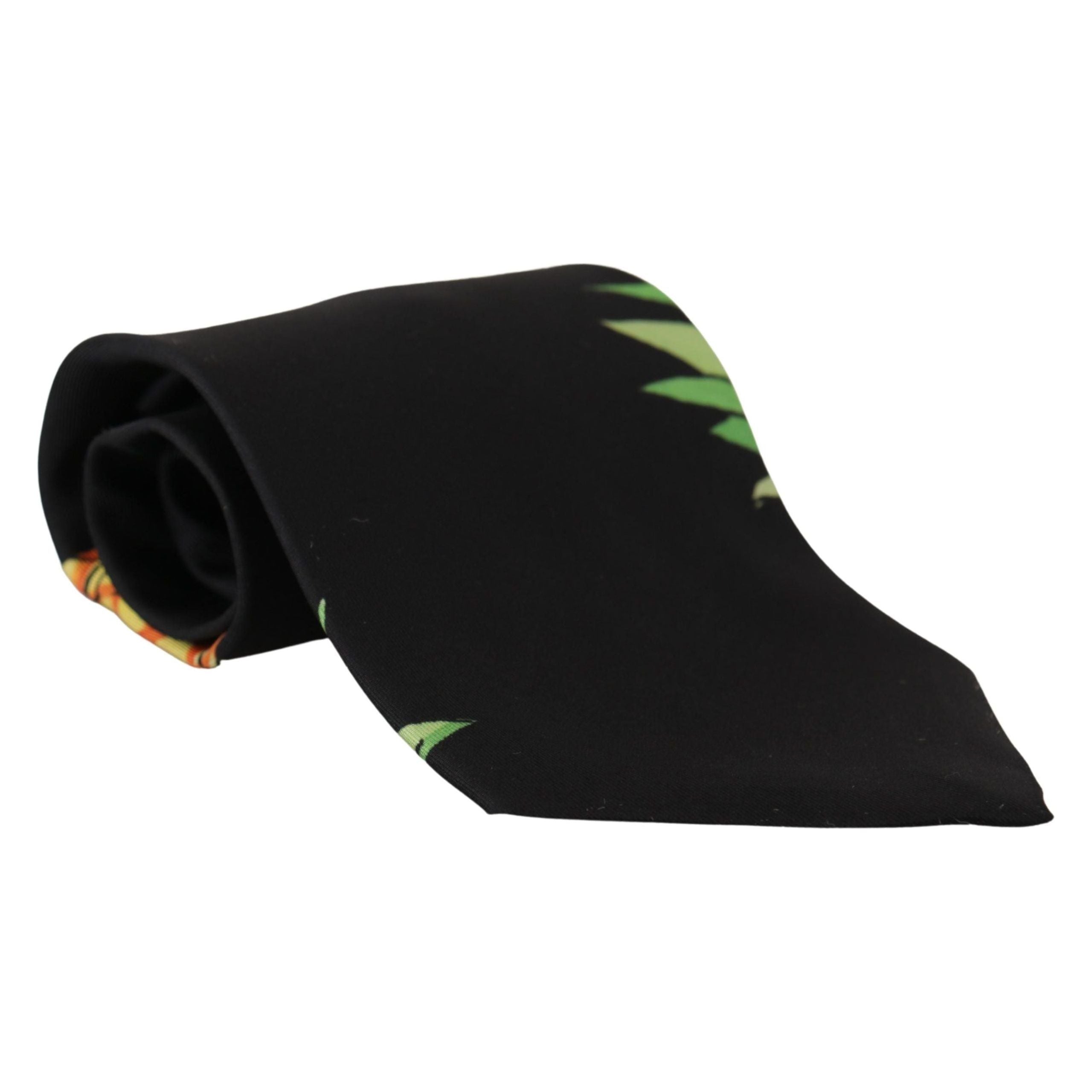 Dolce & Gabbana Black Silk Tie for Sophisticated Style