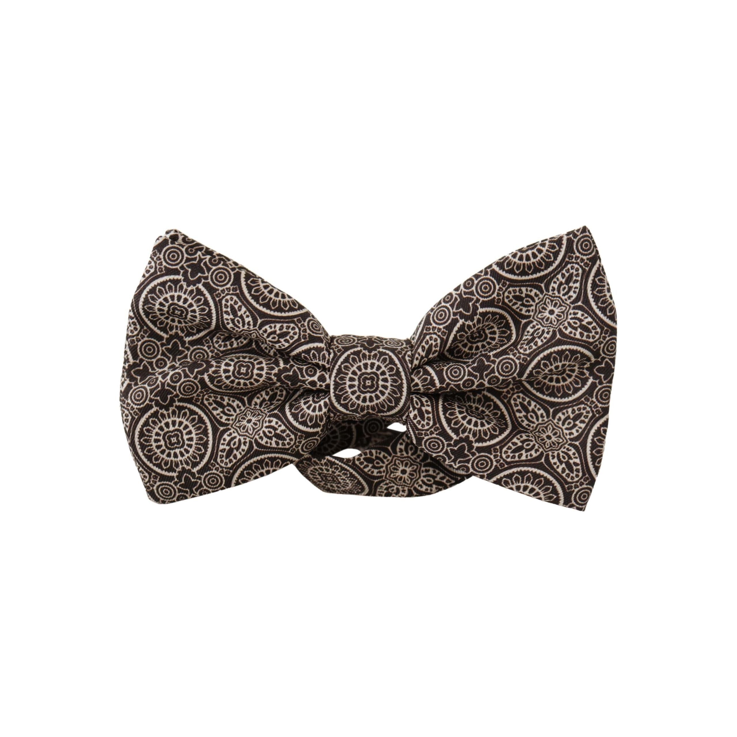 Dolce & Gabbana Black Silk Bow Tie