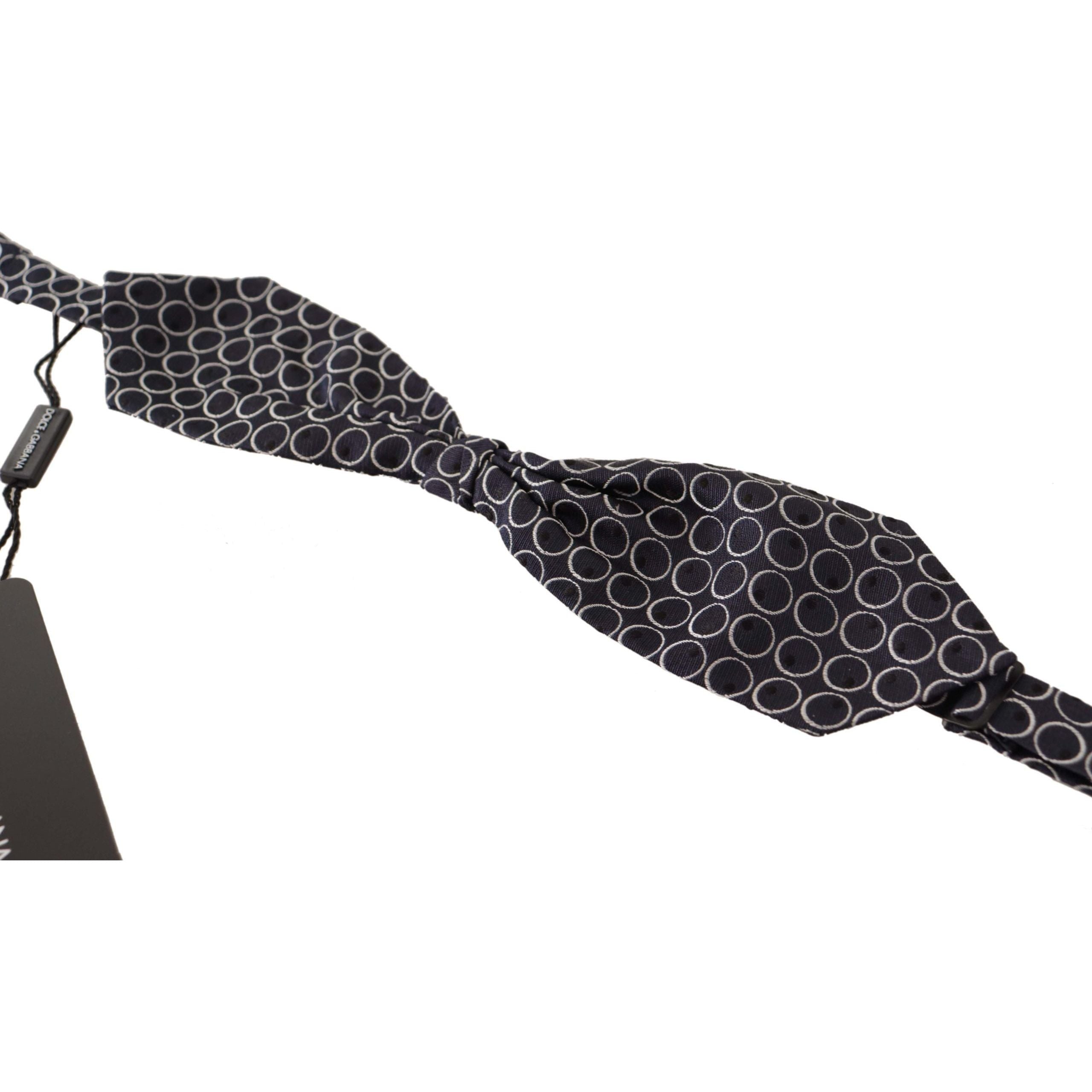 Dolce & Gabbana Black Silk Bow Tie