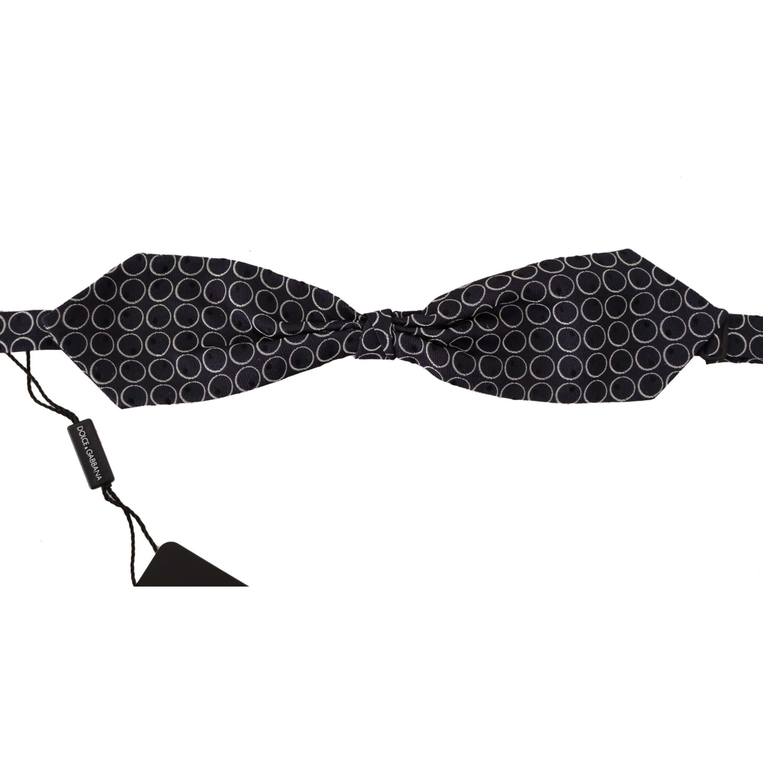 Dolce & Gabbana Black Silk Bow Tie