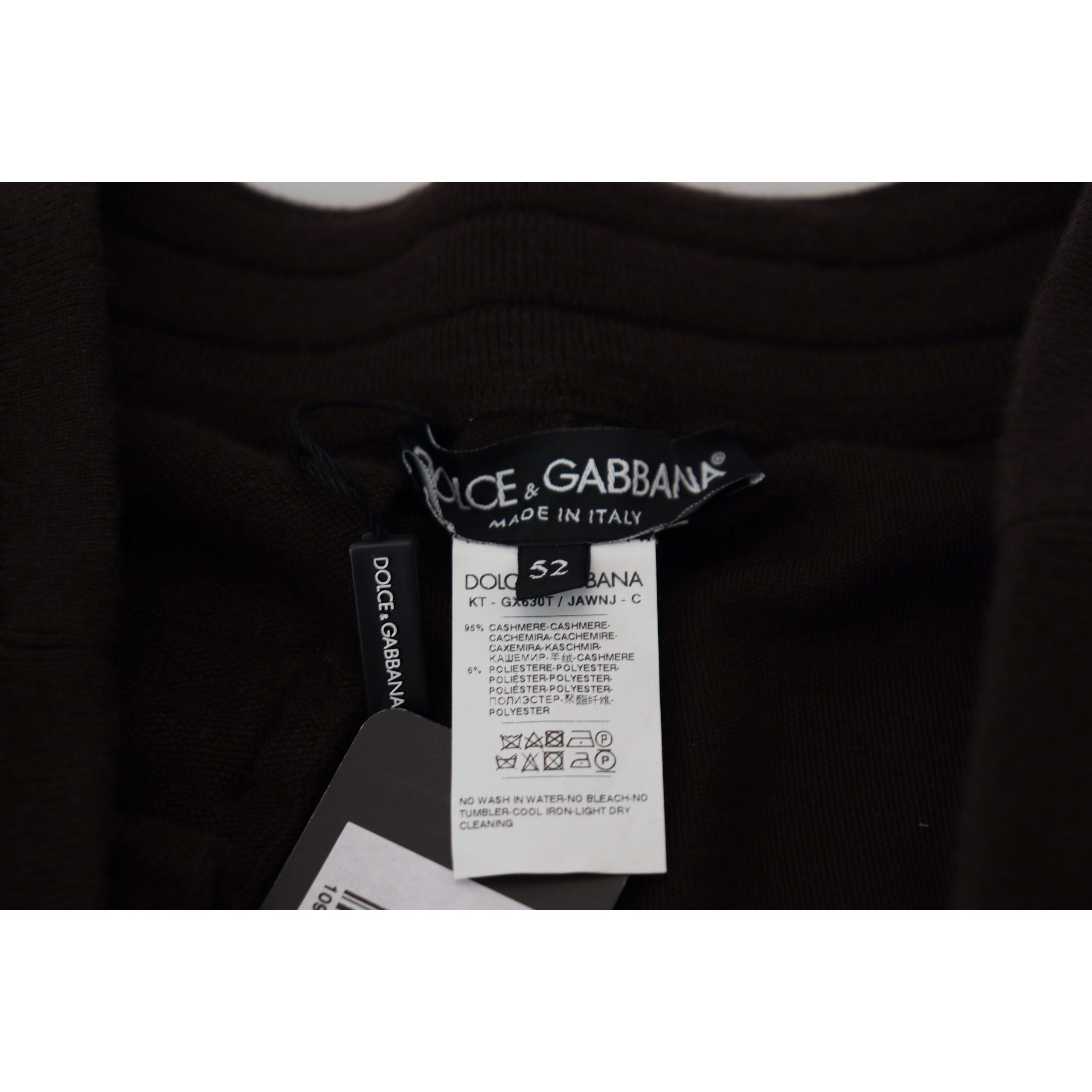 Dolce & Gabbana Navy Cashmere Blend Sweatpants Elegance
