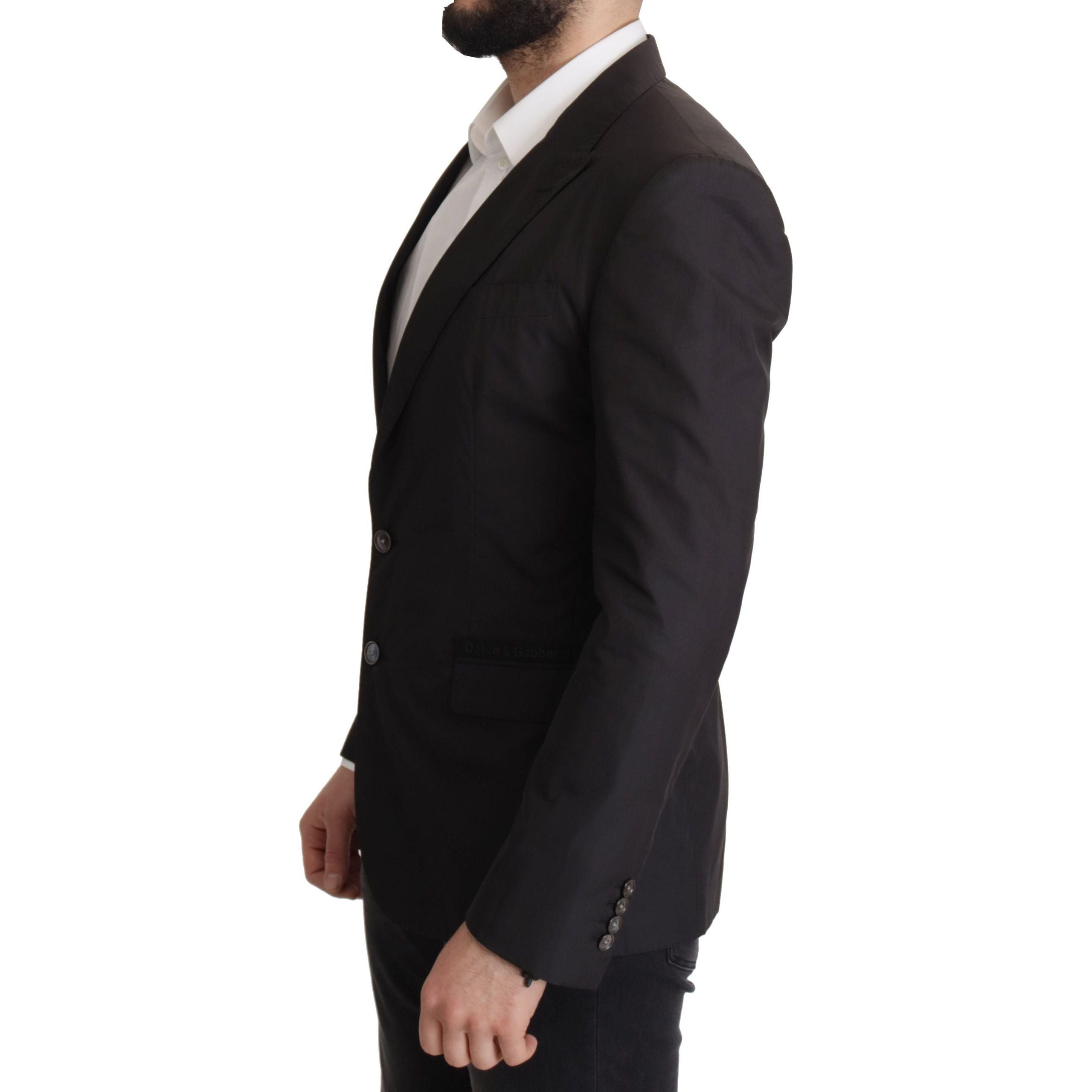 Dolce & Gabbana Black Cotton Blazer