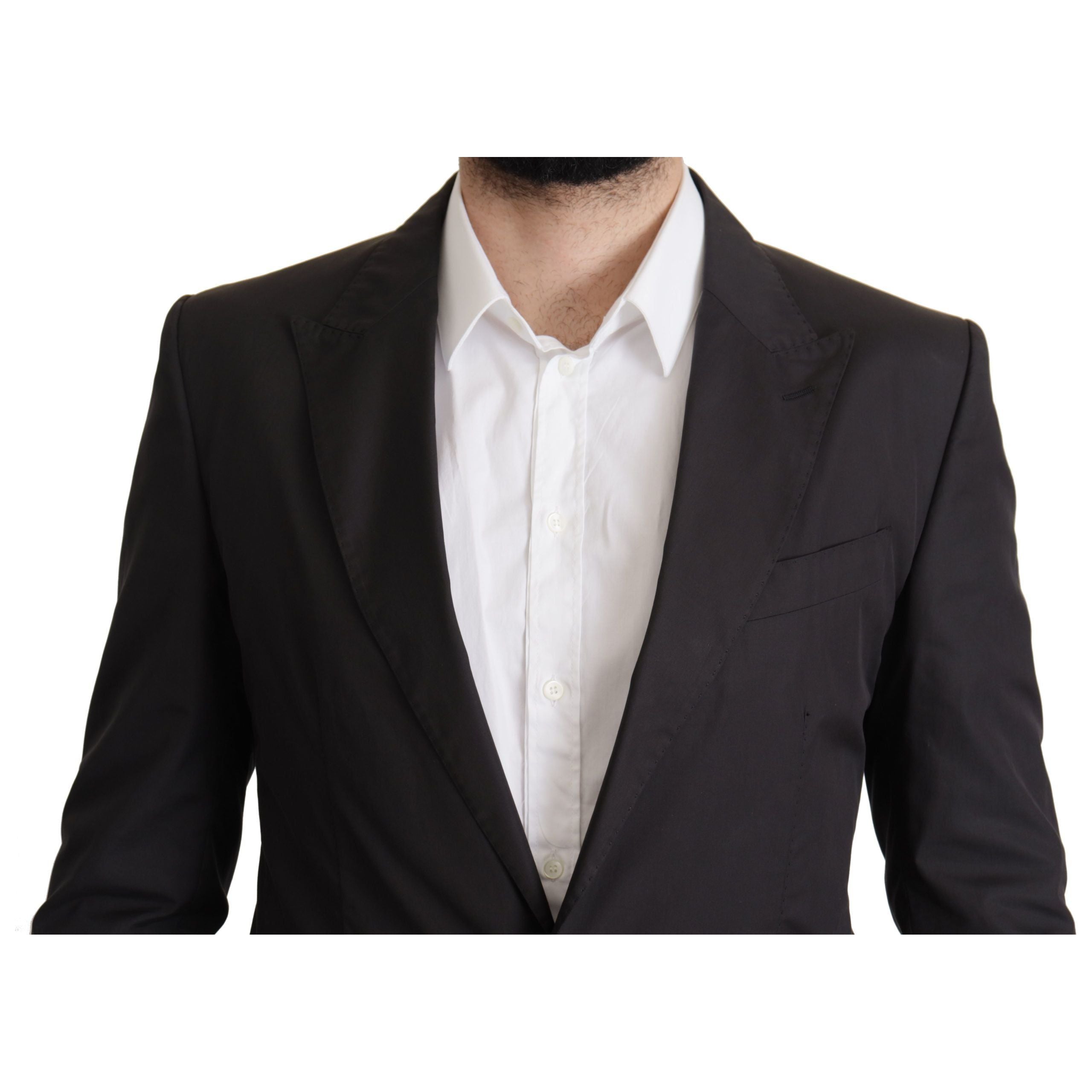 Dolce & Gabbana Black Cotton Blazer