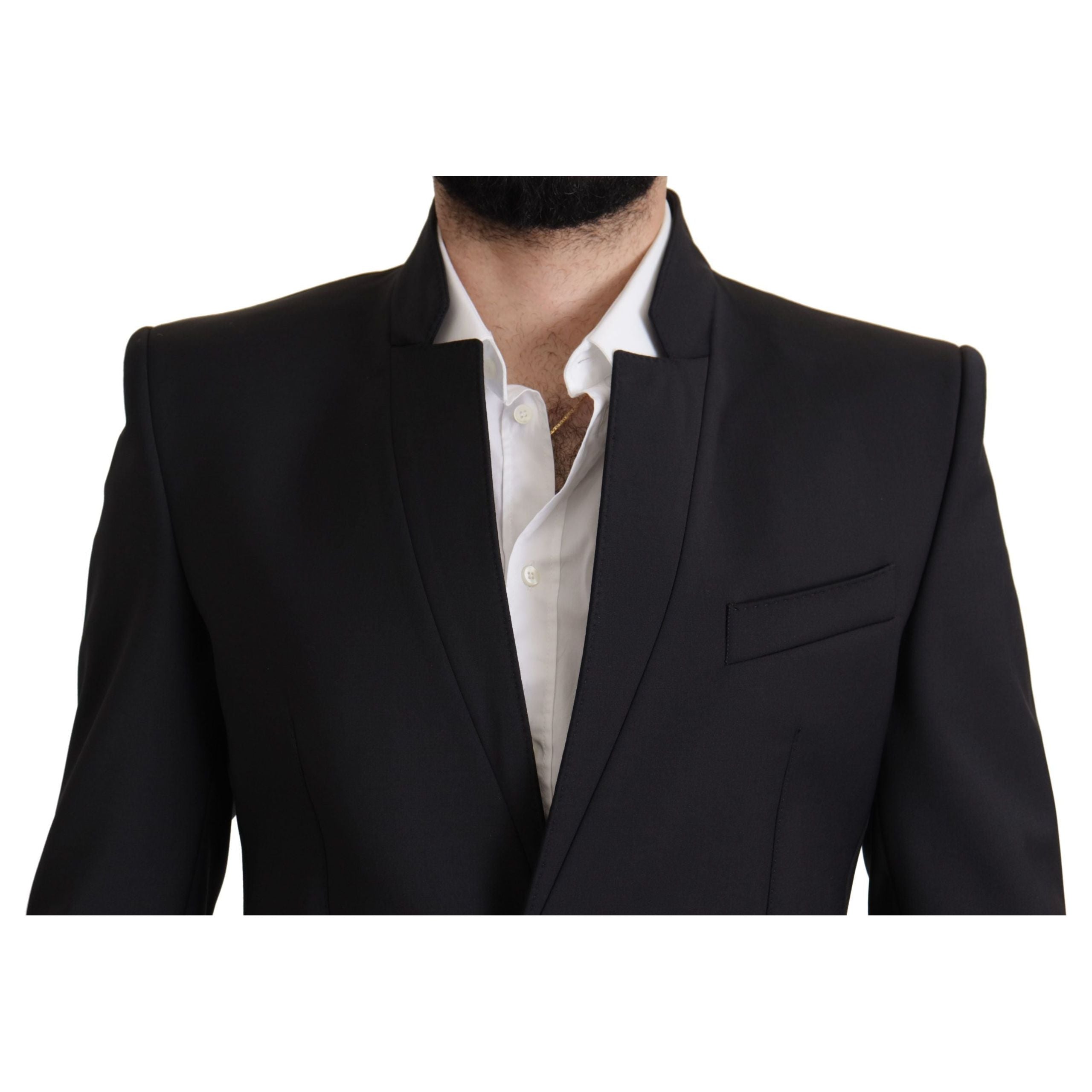 Dolce & Gabbana Navy Wool Blazer