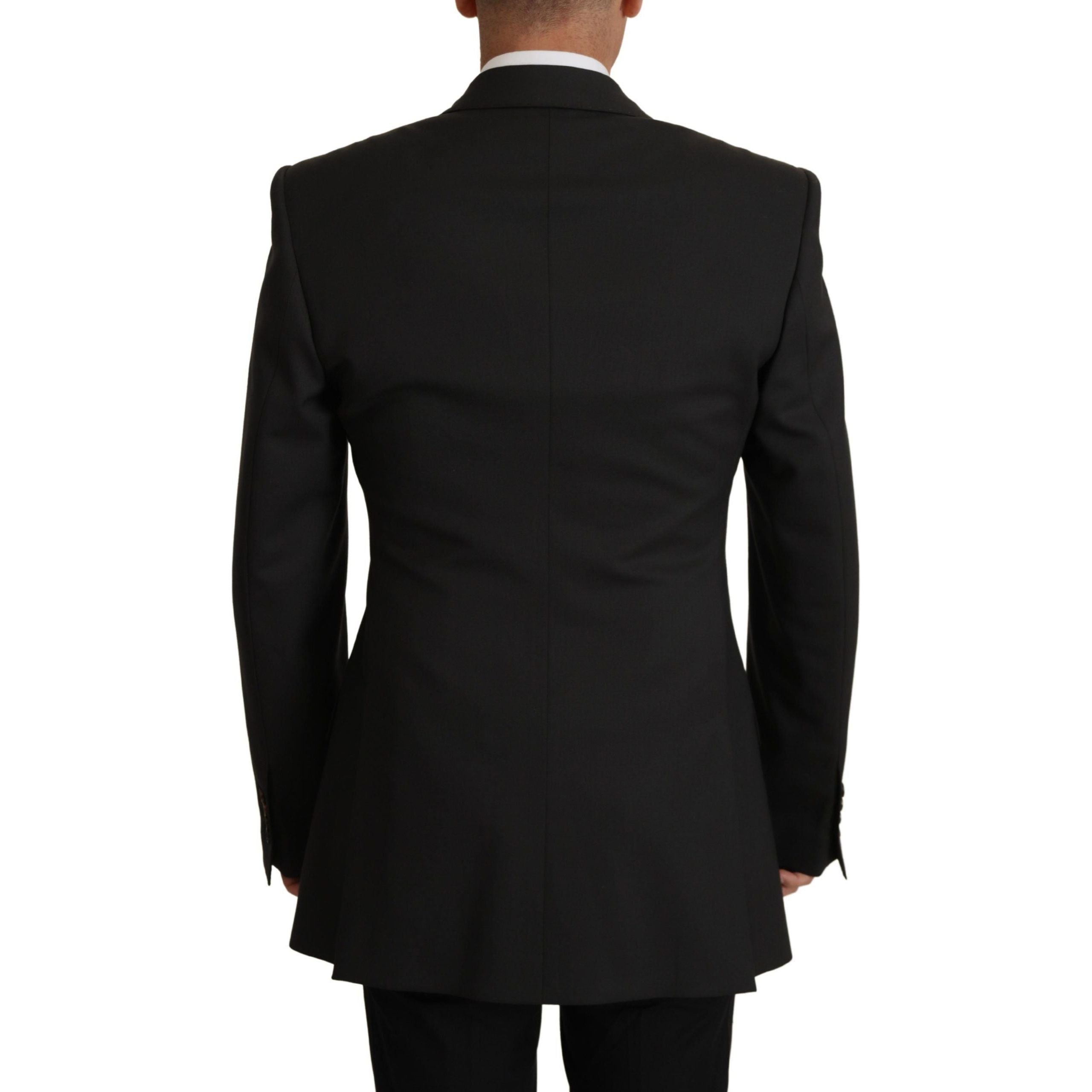 Dolce & Gabbana Black Wool Blazer Jacket