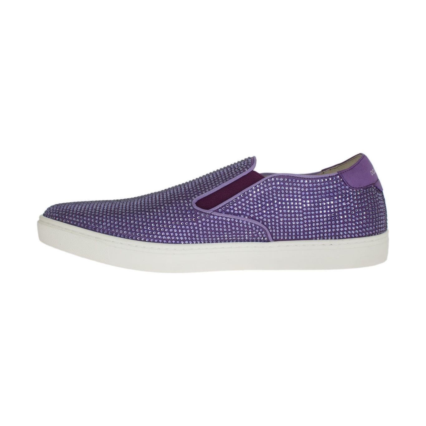 Dolce & Gabbana Purple Canvas Fashion Sneakers