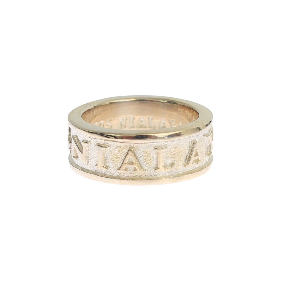 Nialaya Silver Splendor Sterling Ring - Timeless Elegance